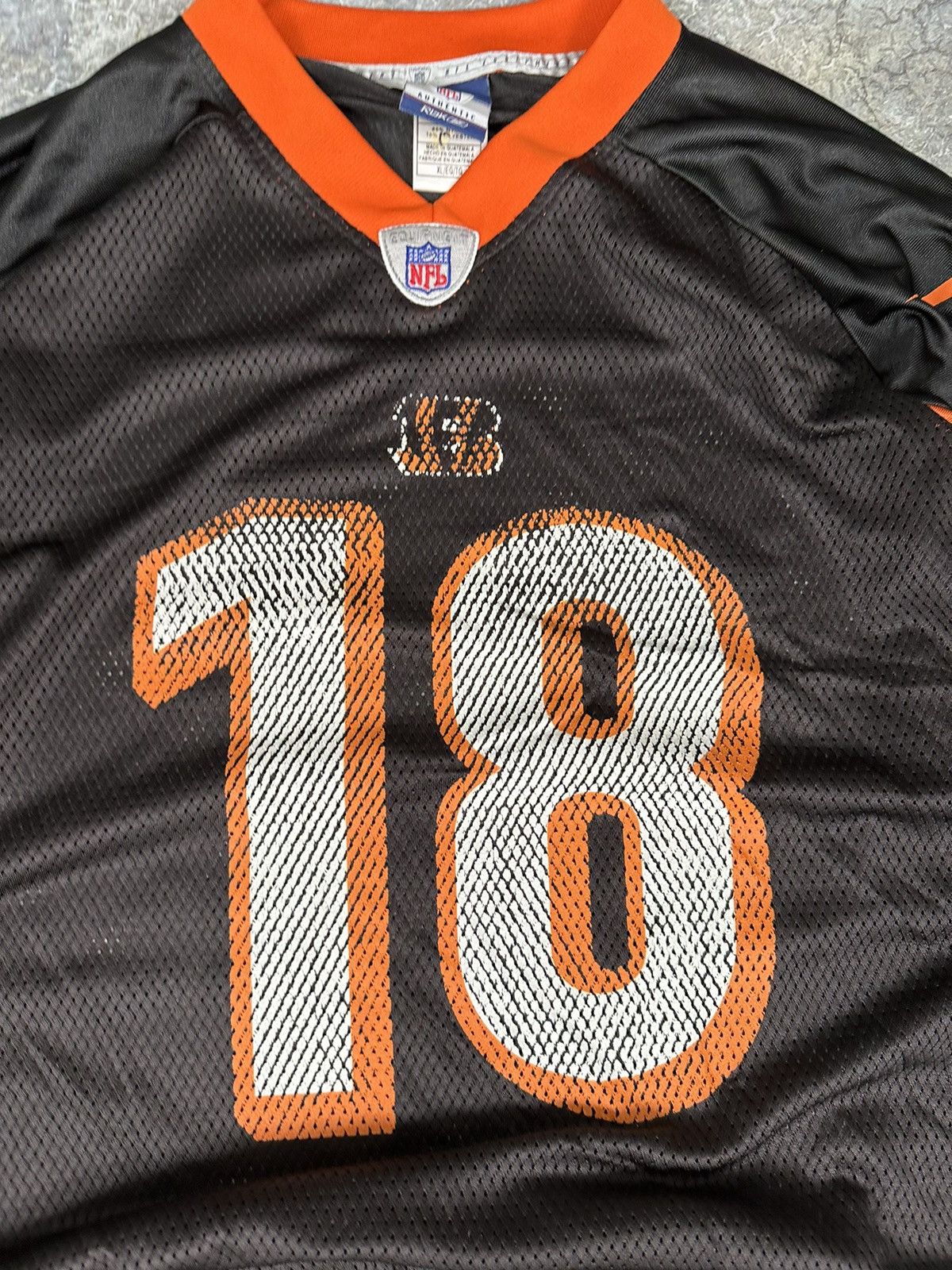 NFL × Vintage Vintage Distressed Bengals Mesh Jersey Size US XL / EU 56 / 4 - 4 Thumbnail