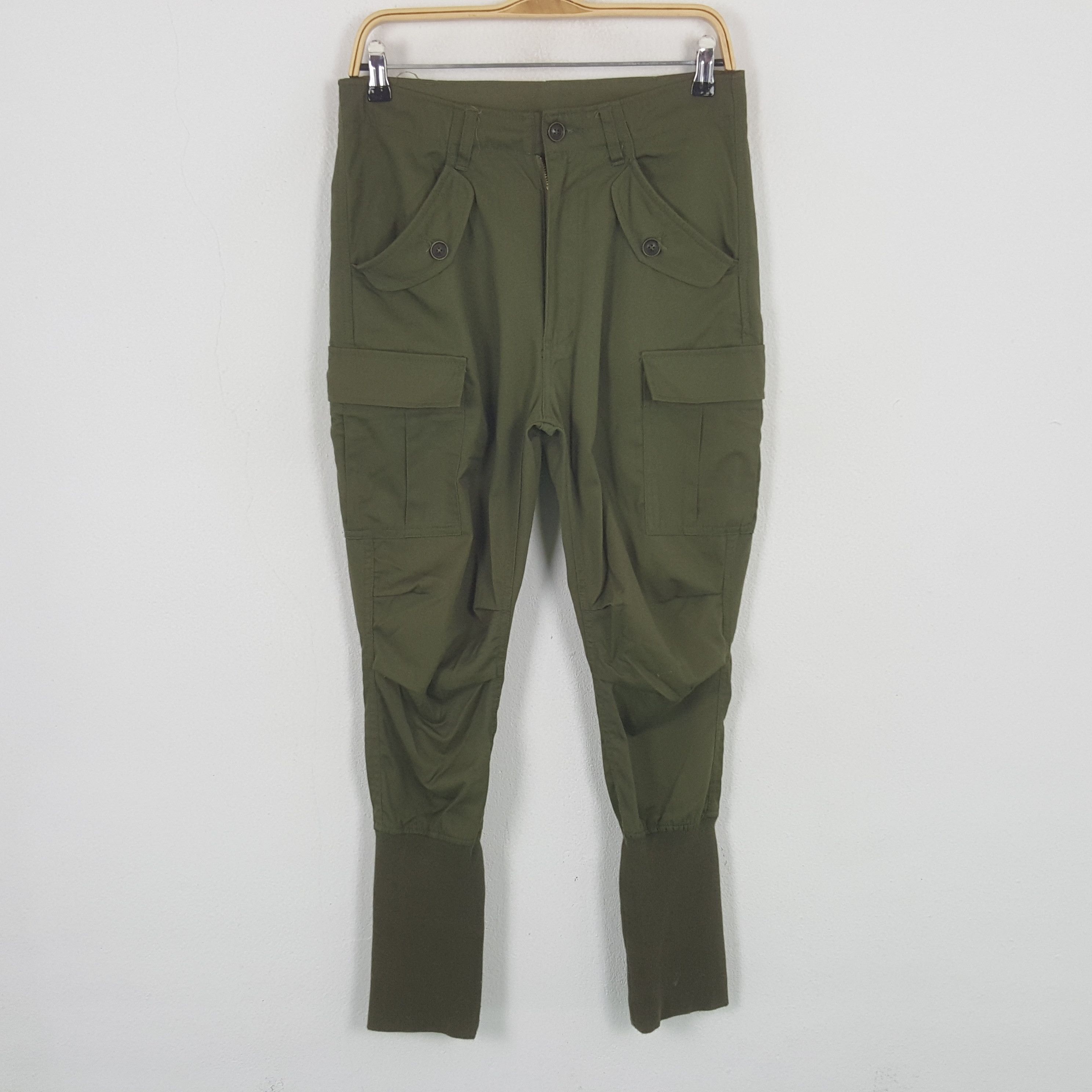 Japanese Brand Vintage Glamb Cargo Slim Fit Japanese Pants Size US 31 - 1 Thumbnail