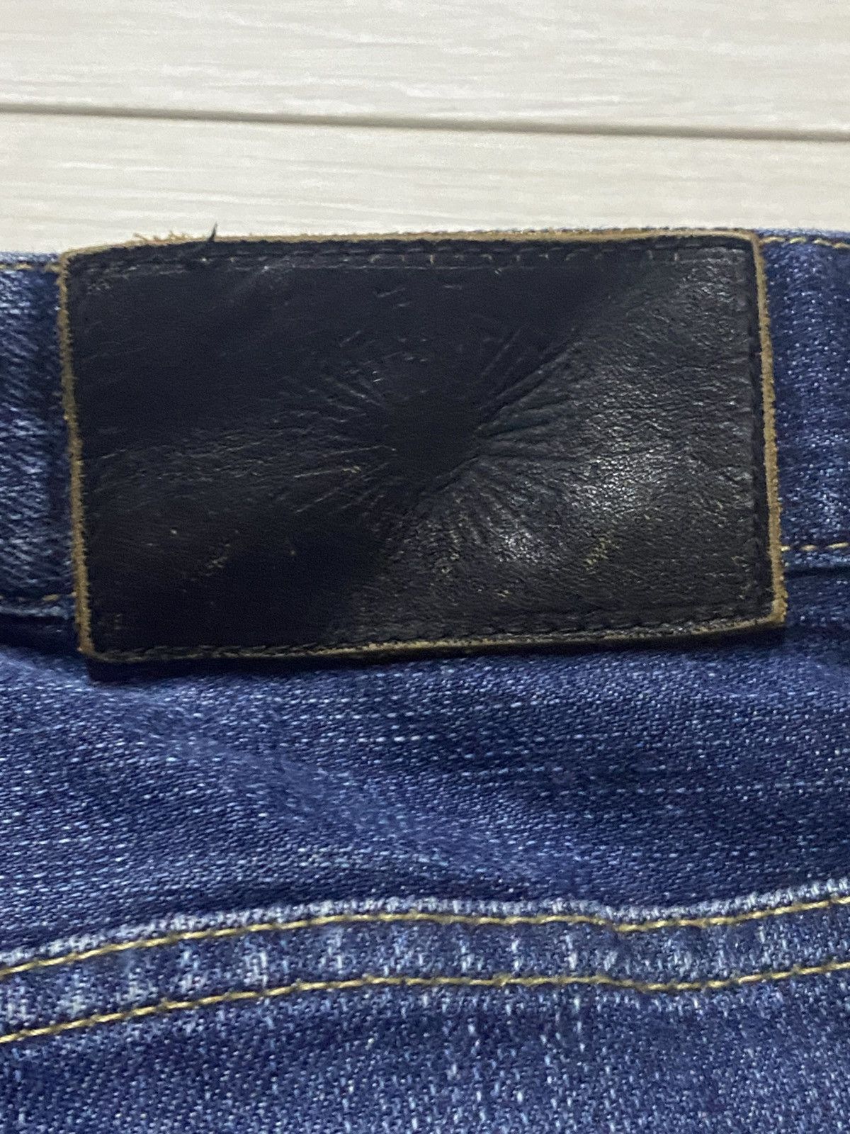 Tornado Mart Vintage Tornado Mart Blue Wash Twist Leg Bootcut Flare Jeans Size US 32 / EU 48 - 15 Thumbnail