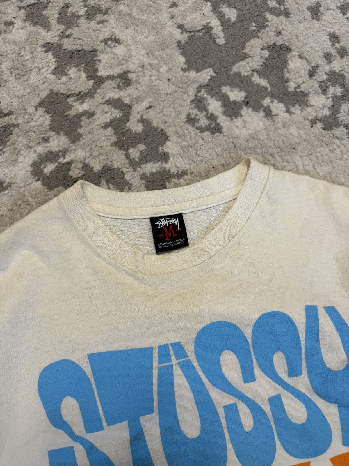 Stussy × Vintage Vintage Stussy Gear World Tribe Skull Tee Size US M / EU 48-50 / 2 - 7 Thumbnail