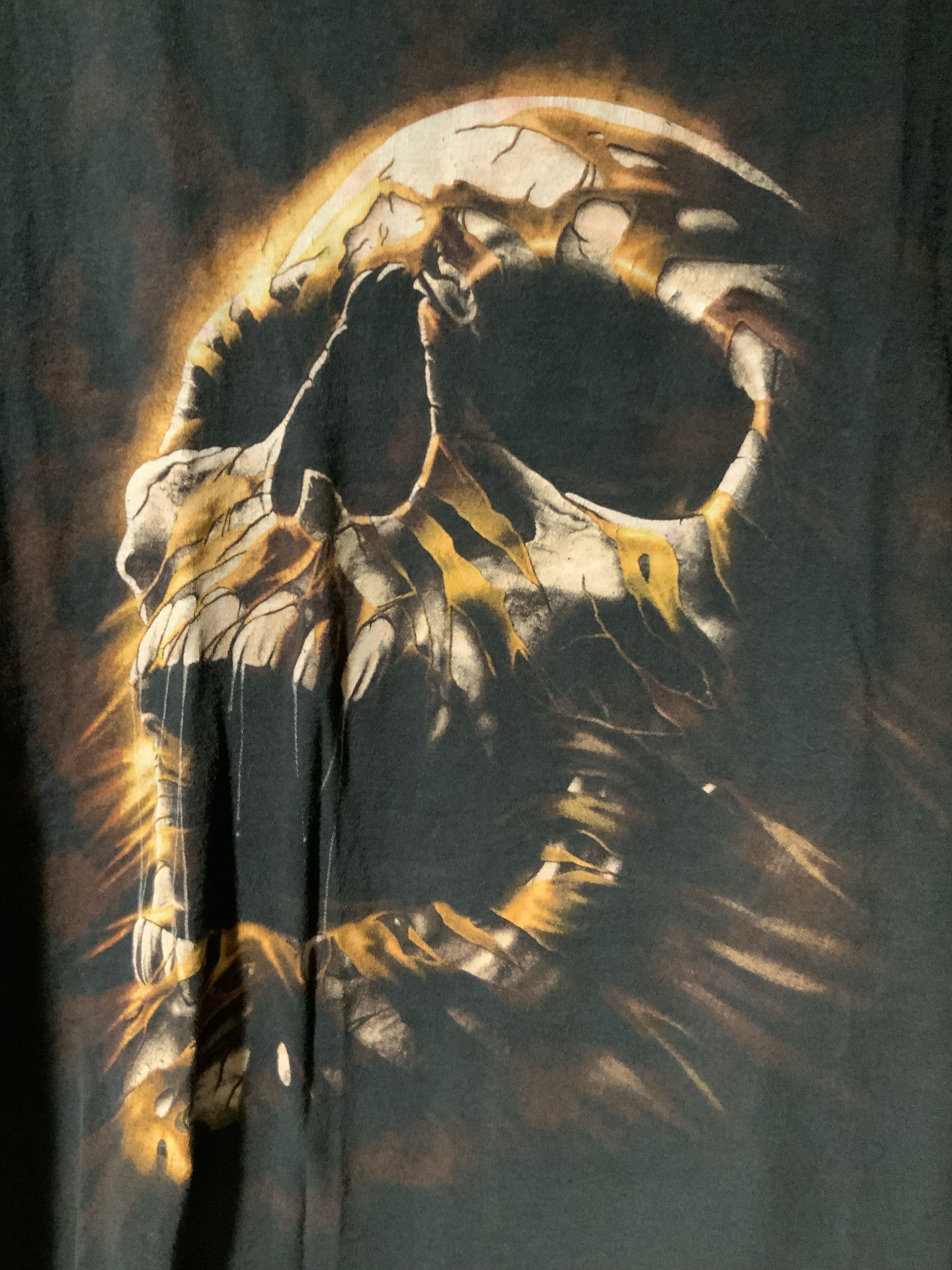 Affliction × Vintage Vintage Y2K Skull Skeleton Affliction Sleeveless T-shirt Size US XXL / EU 58 / 5 - 2 Thumbnail