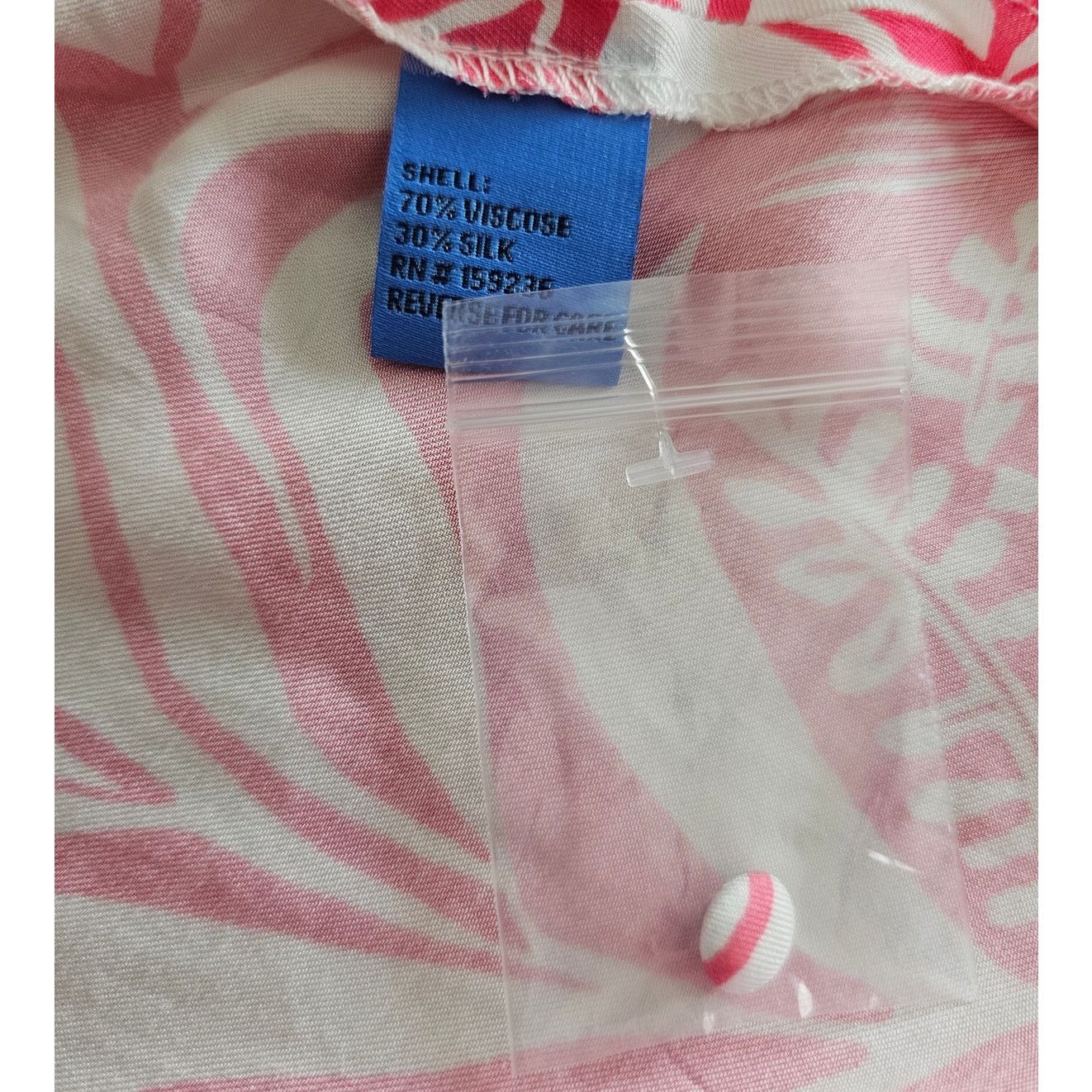 J.McLaughlin NWT J.McLaughlin Silk Pink/White Bay Isle Fernanda Dress 14 Size XL / US 12-14 / IT 48-50 - 9 Thumbnail