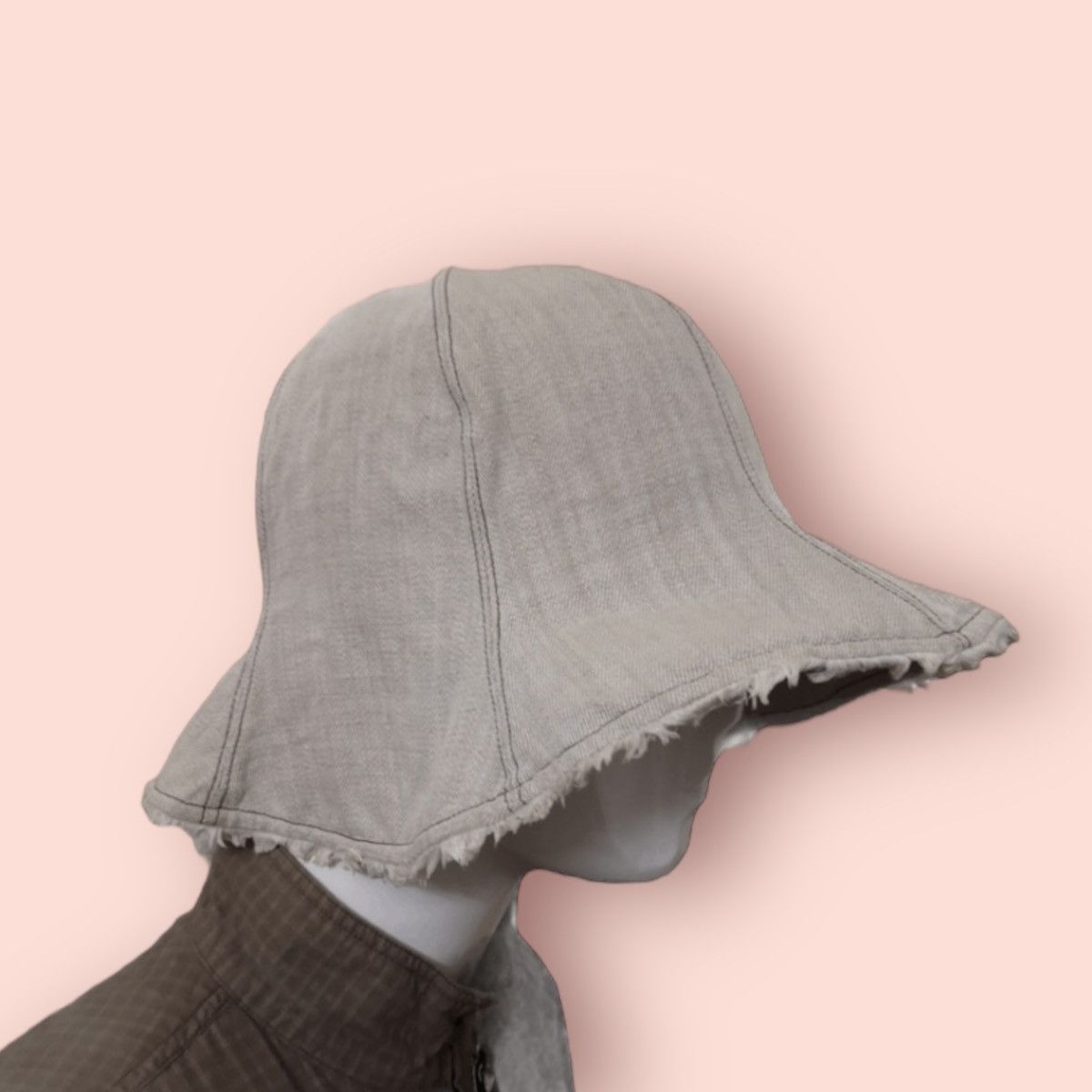 Other RARE DENIM BUCKET HAT JAPAN DESIGNER Size ONE SIZE - 2 Thumbnail