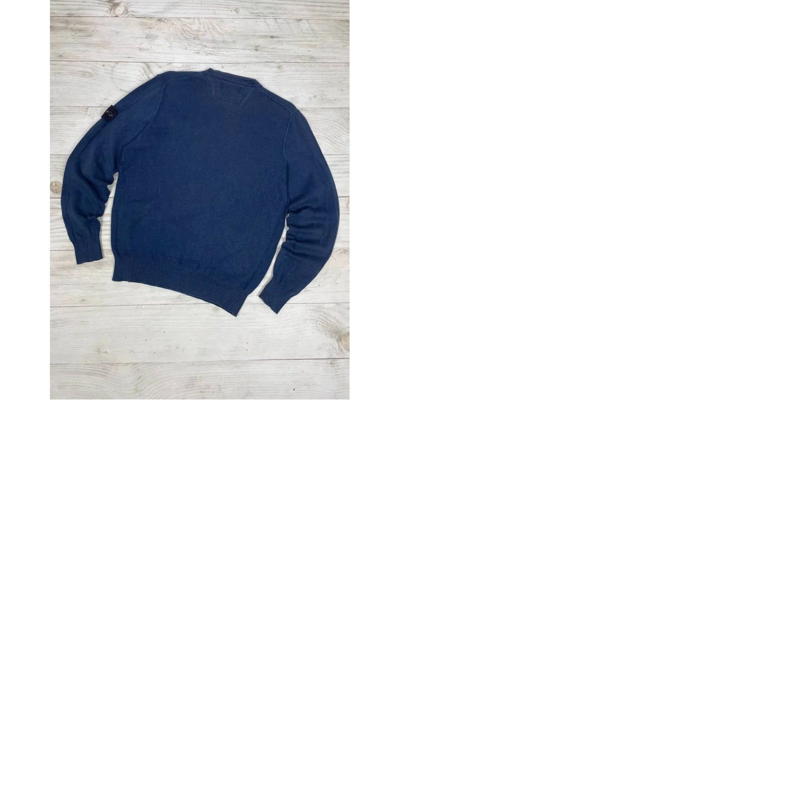 Stone Island Stone Island Sweater Jumper V-Neck Mens Size S Blue Wool Knit Pullover Casual Knits Logo 90s Style (if applicable) Size US S / EU 44-46 / 1 - 9 Thumbnail