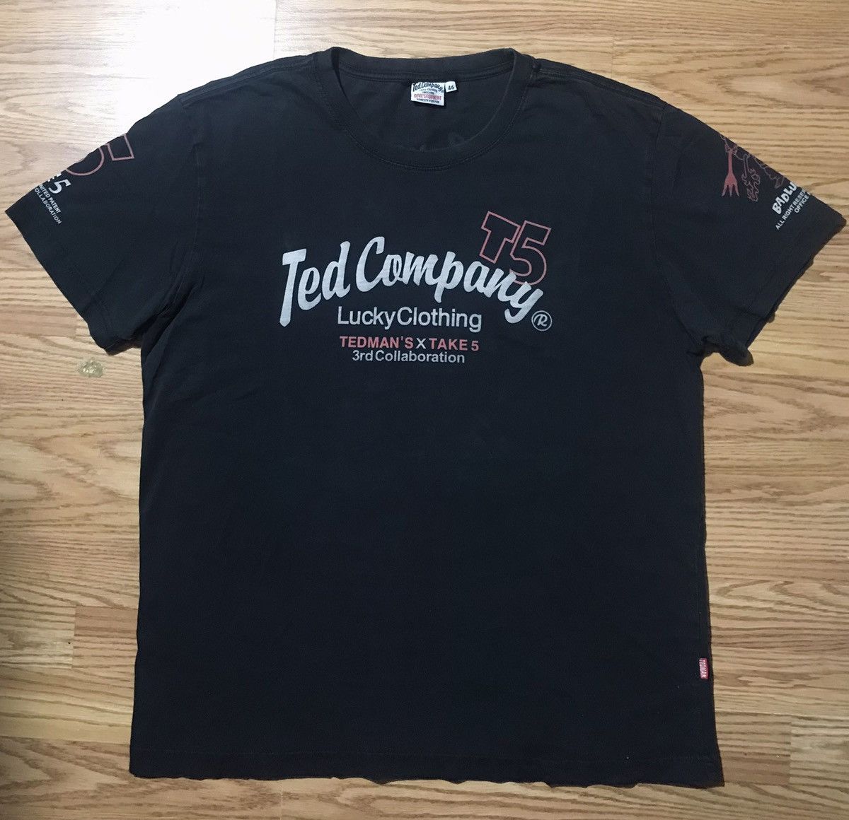 Tedman Tedman & Co Vintage Lucky Devil US military Logo Size 46 XL Size US XL / EU 56 / 4 - 4 Thumbnail