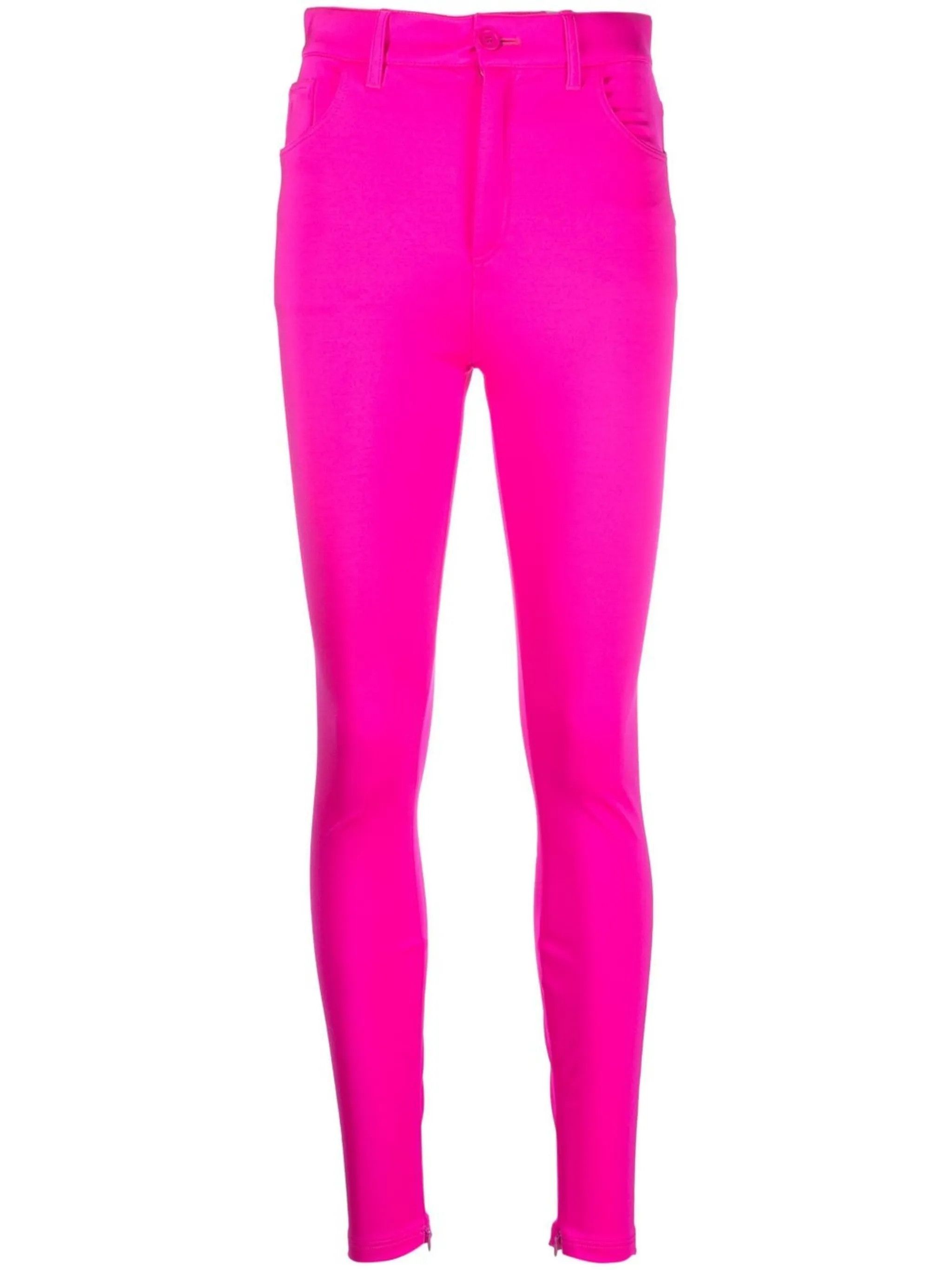 Balenciaga o1y0625 Casual Pant in Fuchsia Size 26" / US 2 / IT 38 - 1 Thumbnail