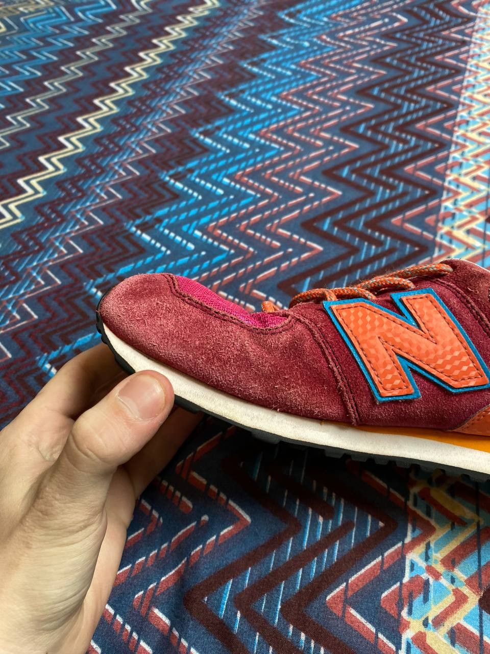 New Balance Low-Top Sneakers New Balance big logo Vintage Streetwear Y2K Size US 6.5 / IT 36.5 - 12 Thumbnail