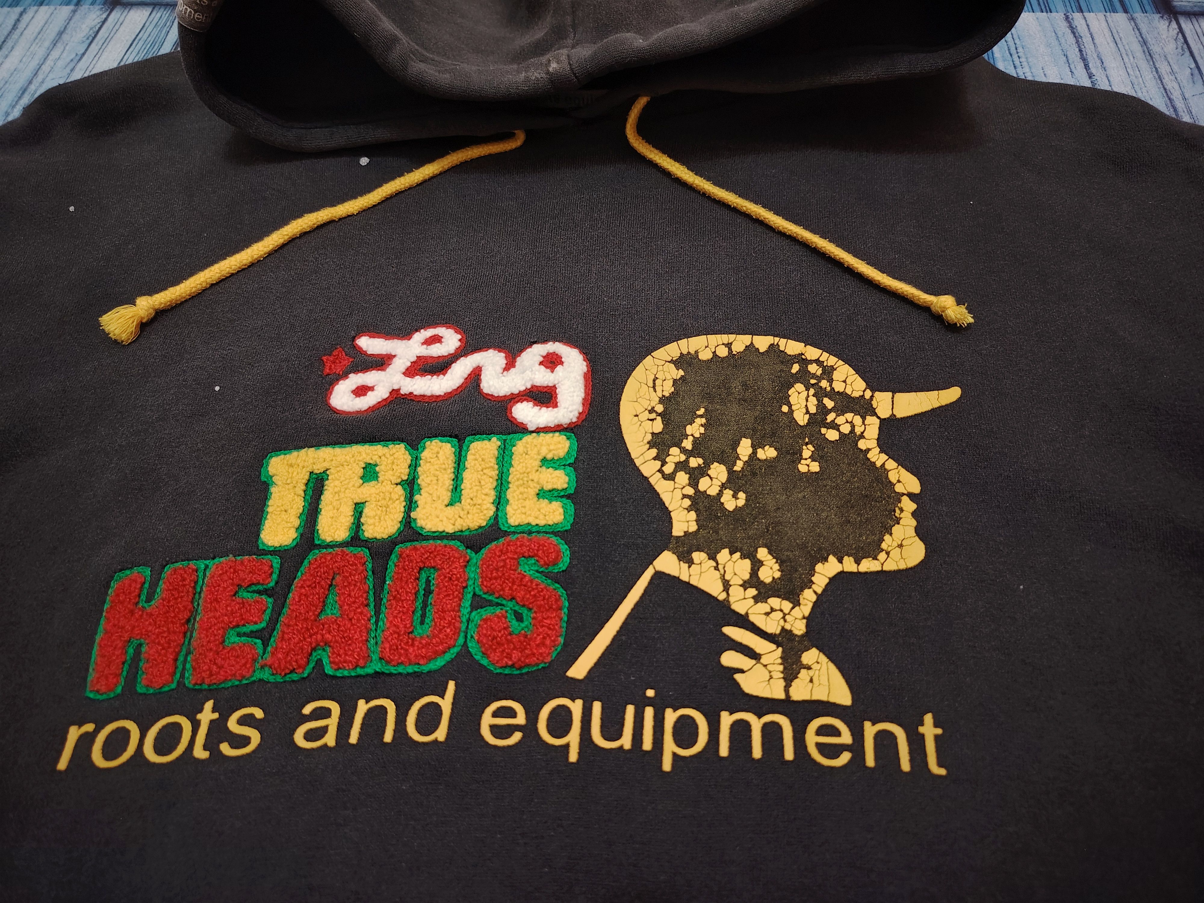 LRG Distressed Thrashed Sun faded Rare LRG True Heads Hoodie Size US L / EU 52-54 / 3 - 2 Thumbnail