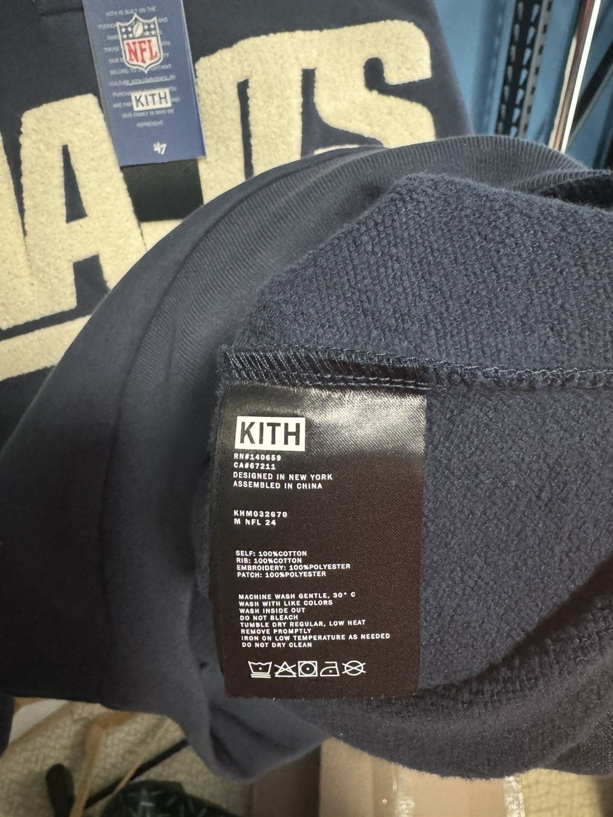 Kith × NFL Kith new york giants hoodie Size US M / EU 48-50 / 2 - 7 Thumbnail