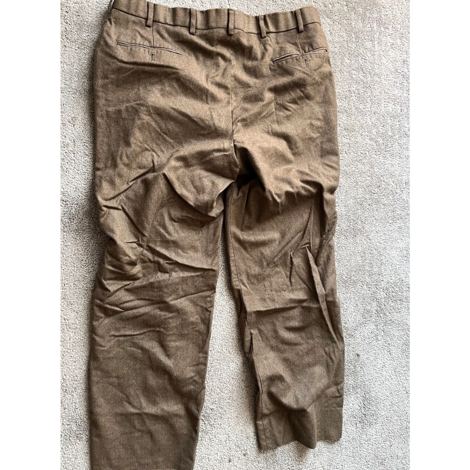 Brooks Brothers Brooks Brothers Madison Dress Pants Striped Wool Brown Mens Sz 36 Size US 36 / EU 52 - 3 Thumbnail