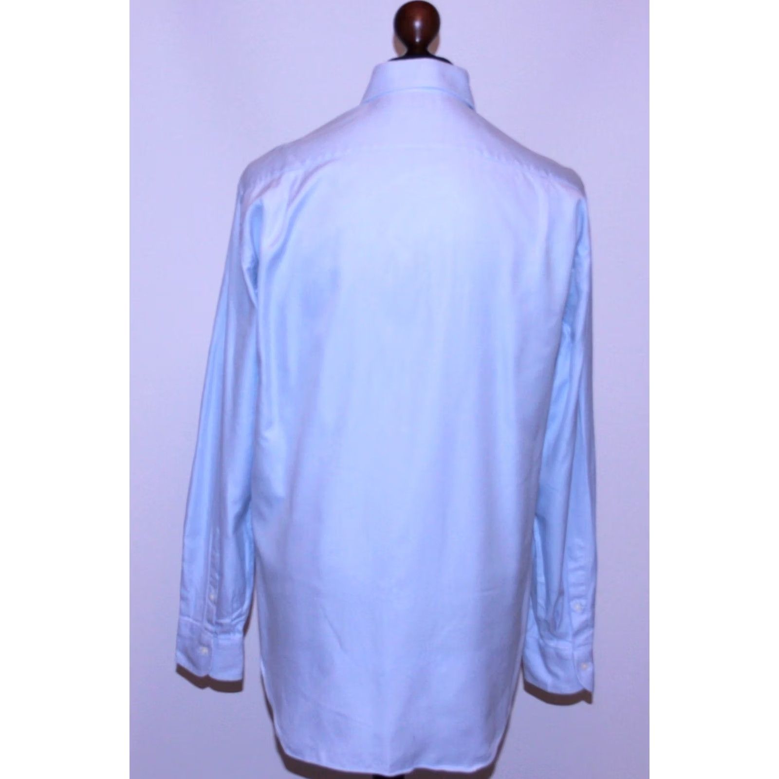 Ermenegildo Zegna Ermenegildo Zegna Blue Dress Shirt Mens 41 16 Size Regular XXL? 41,16 Size US L / EU 52-54 / 3 - 4 Thumbnail