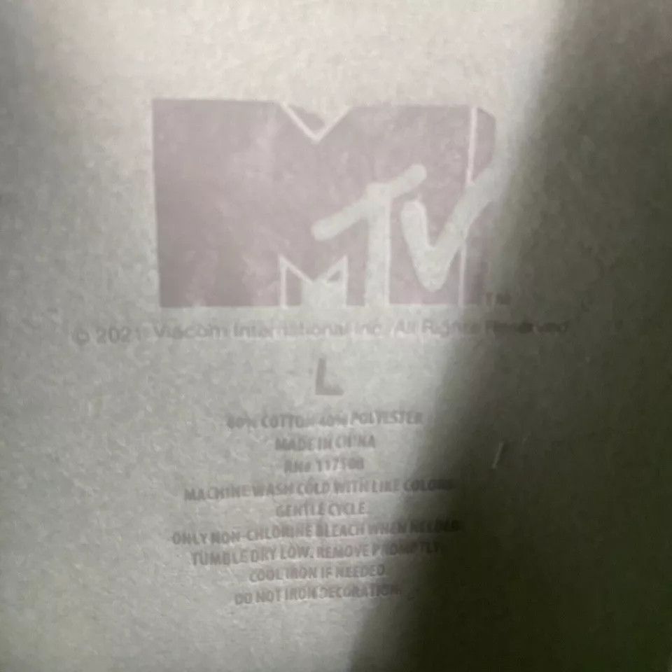 Mtv MTV Hoodie Women's Large Pullover Graphic Print Cotton L Size L / US 10 / IT 46 - 3 Thumbnail