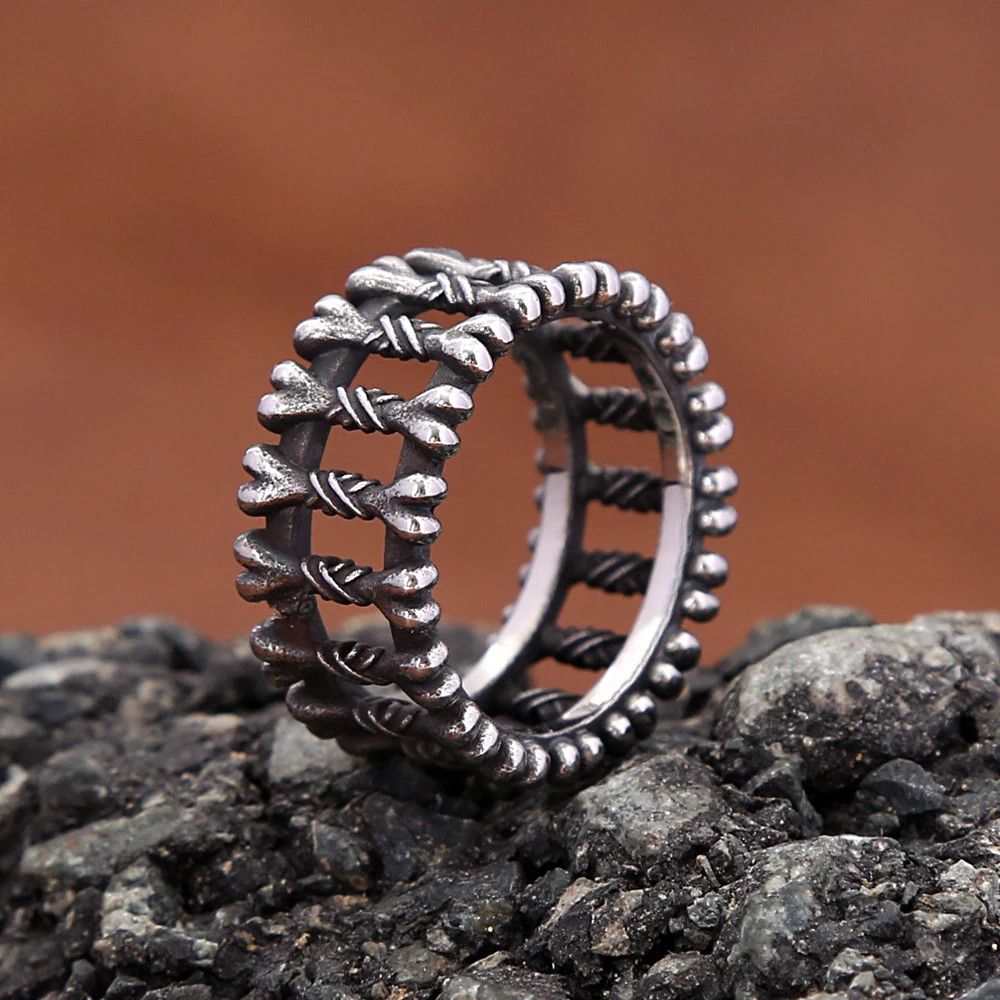 Japanese Brand × Jewelry × Vintage Vintage Stainless Steel Bone Ring Size ONE SIZE - 1 Thumbnail
