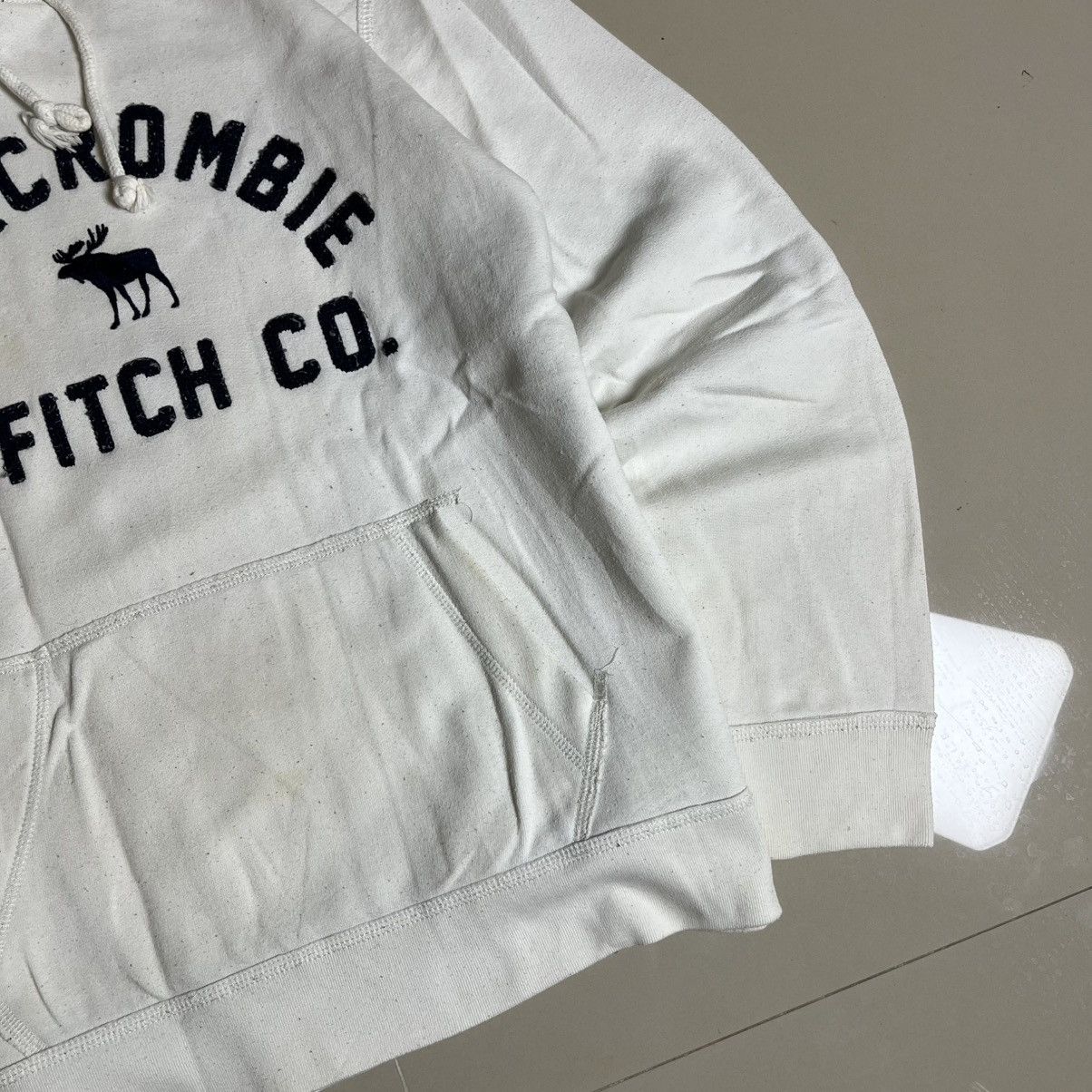 Japanese Brand Abercrombie Fur Hoodie – Classic Y2K Aesthetic Size S / US 4 / IT 40 - 4 Thumbnail