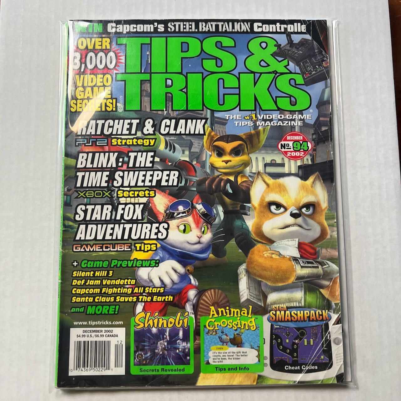Nintendo VTG Tips & Tricks Magazine #94 DEC 2002 STAR FOX Cover RARE Size ONE SIZE - 9 Thumbnail