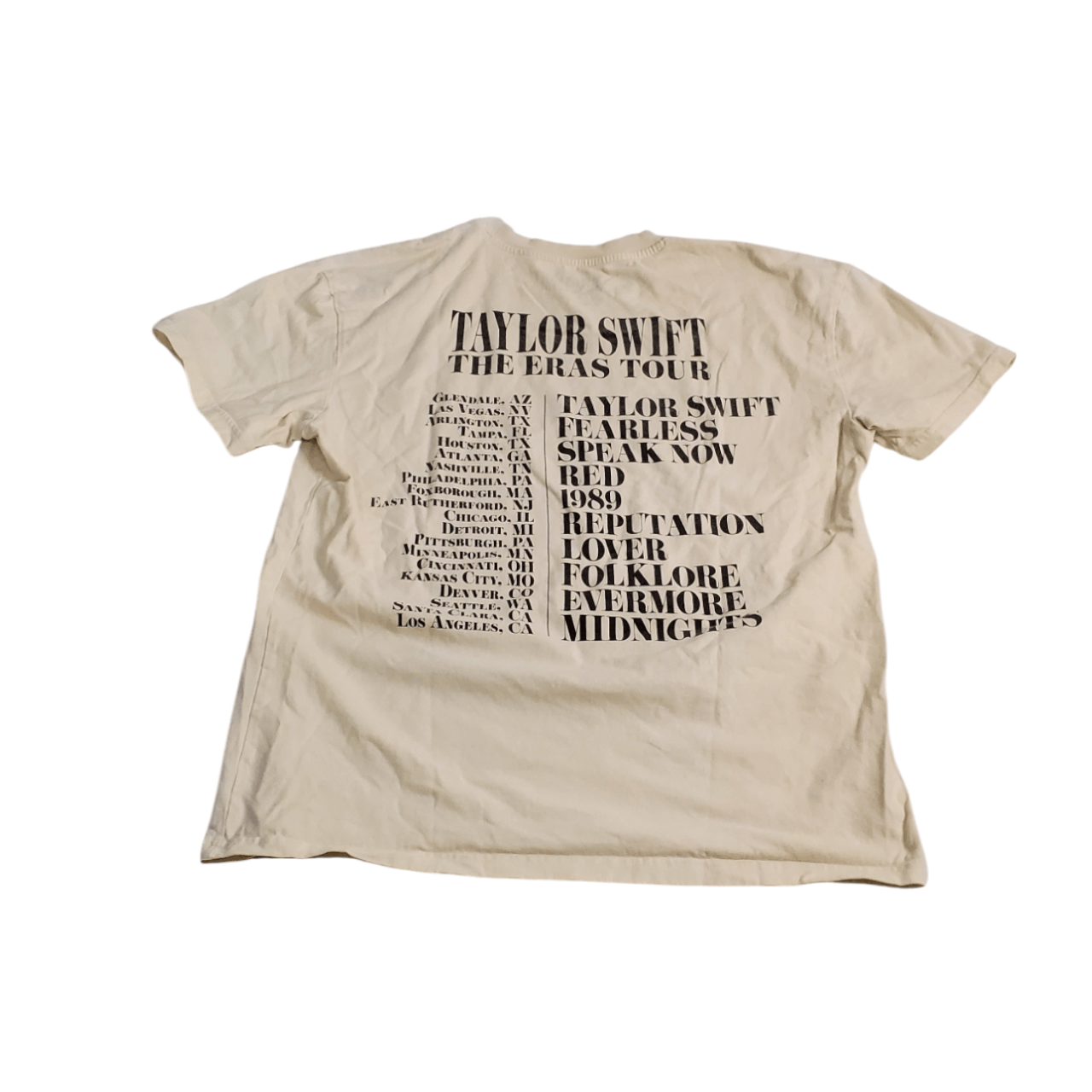 Vintage Taylor Swift Eras Tour T-Shirt Size M / US 6-8 / IT 42-44 - 4 Thumbnail