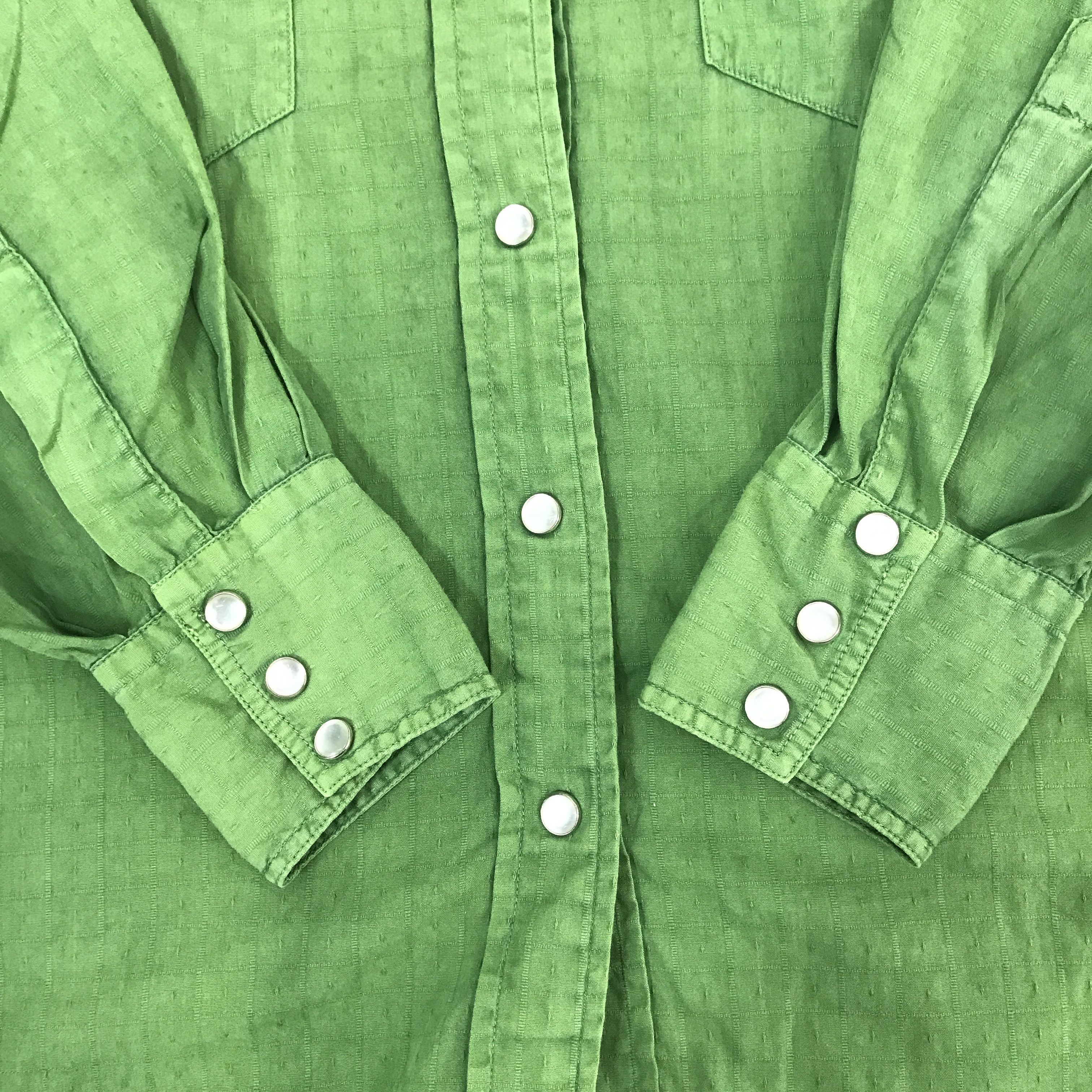 Armani × Giorgio Armani Vintage Giorgio Armani snap Button up long sleeve shirt Size US M / EU 48-50 / 2 - 7 Thumbnail