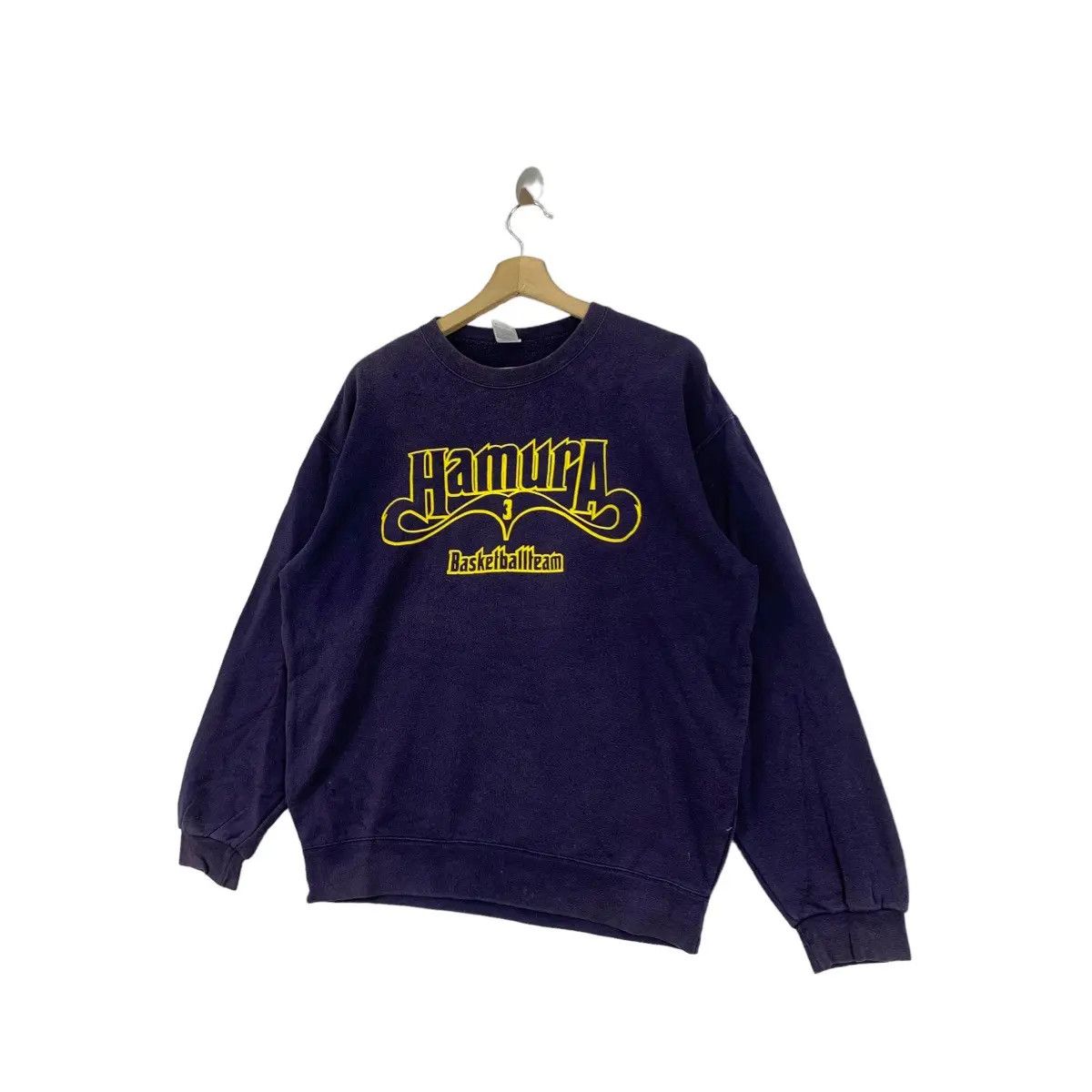 Vintage Vintage HAMURA BASKETBALL TEAM Japan Anime Manga Sweatshirt Size L / US 10 / IT 46 - 4 Thumbnail