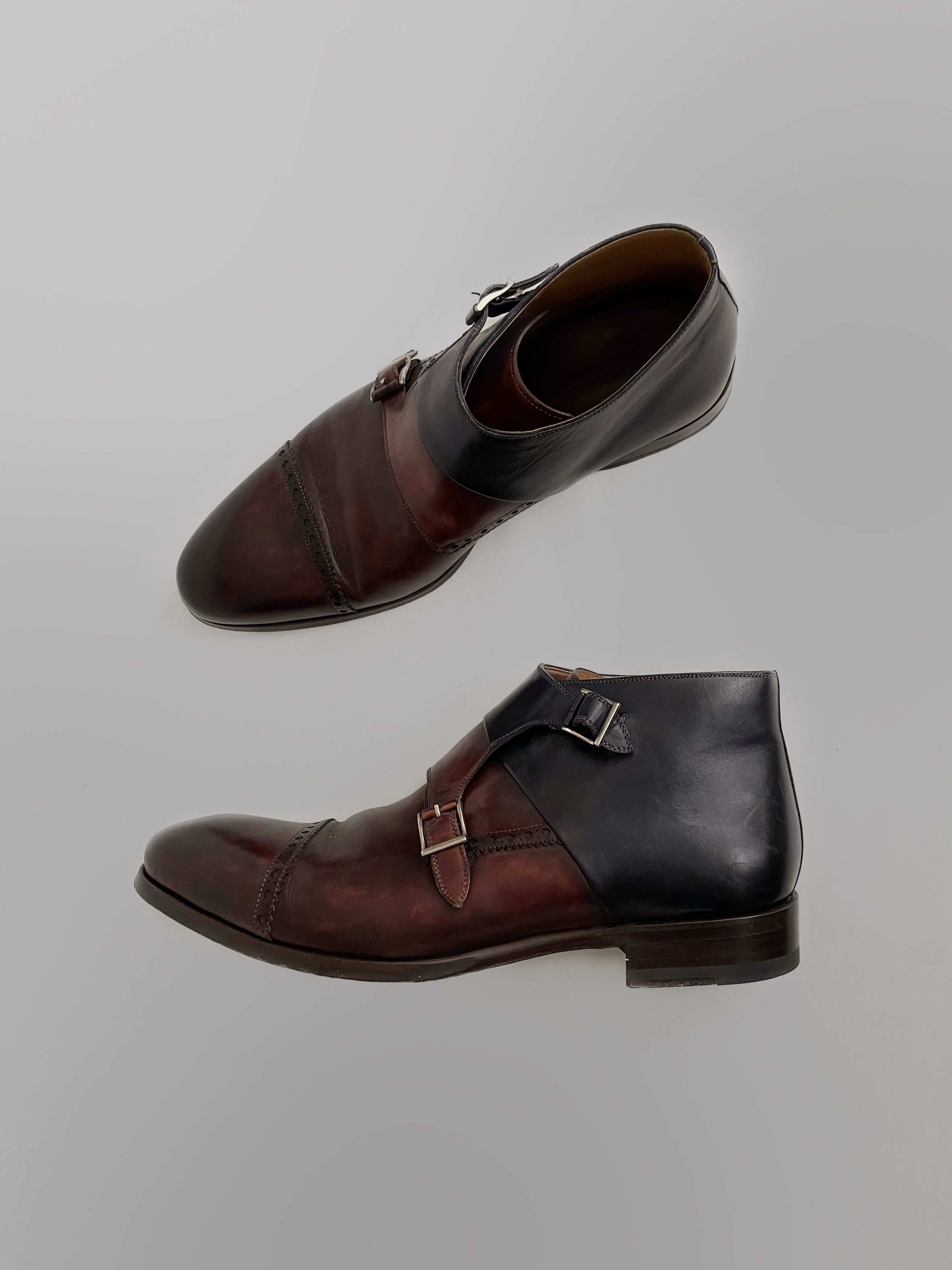Magnanni Magnanni Casual double leather shoes Size US 12 / EU 45 - 1 Thumbnail