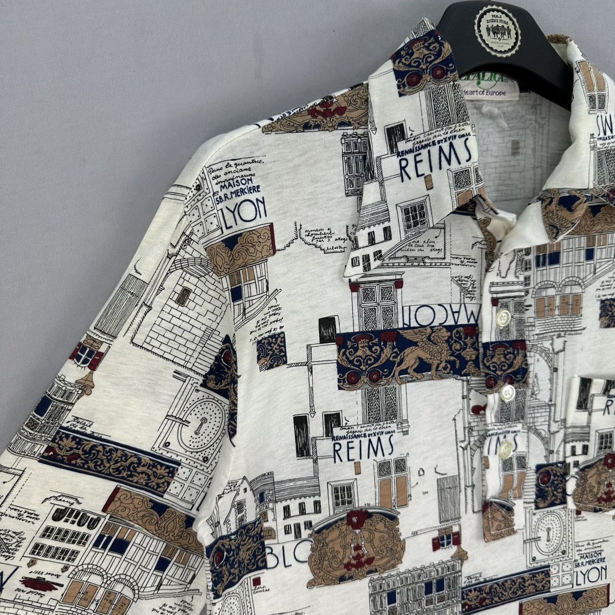 Japanese Brand Vintage 80's Retro Style in 1970s Polo Tee Sharp Collar Size US S / EU 44-46 / 1 - 2 Thumbnail