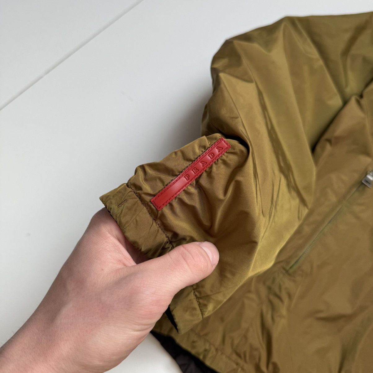 Prada Vintage prada red tab reversible gorpcore nylon jacket Size US L / EU 52-54 / 3 - 4 Thumbnail