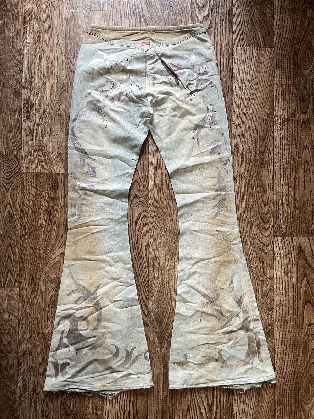 Miss Sixty Rare Miss Sixty Flare Pants Hippie Low Waist Size 27" / US 4 / IT 40 - 9 Thumbnail
