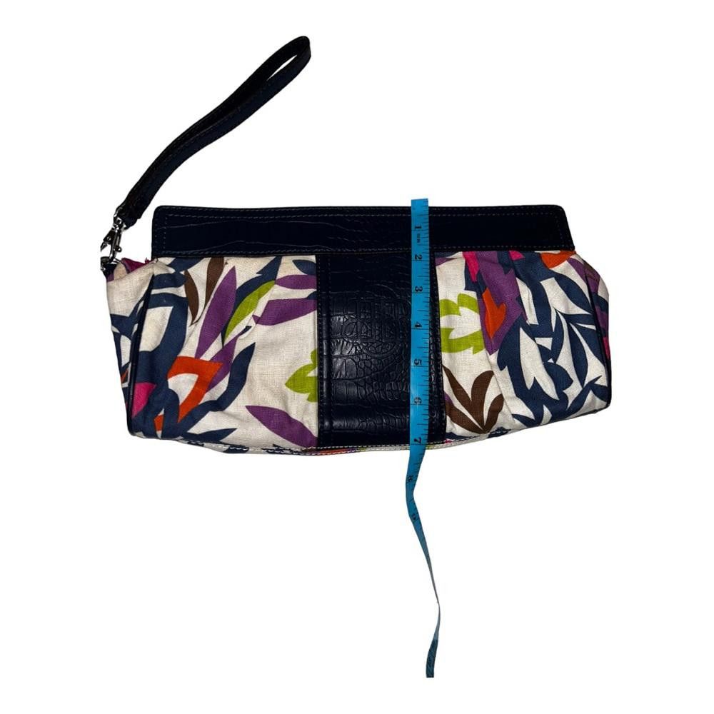 Designer Dana Buchman l Floral Linen Wristlet Clutch Size ONE SIZE - 5 Thumbnail