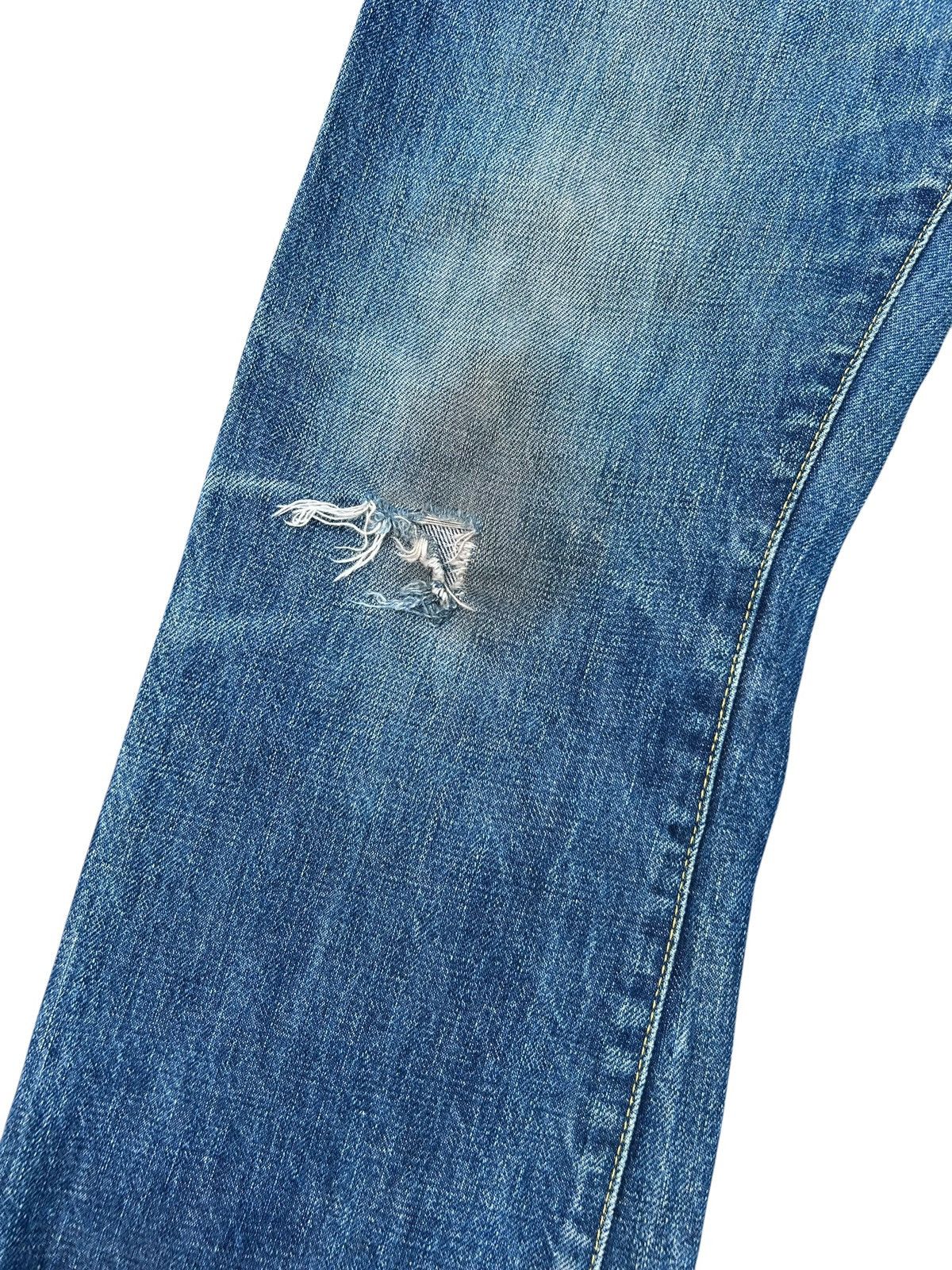RRL Ralph Lauren FLARE RRL RALPH LAUREN SELVEDGE DISTRESSED DENIM JEANS Size US 34 / EU 50 - 6 Thumbnail