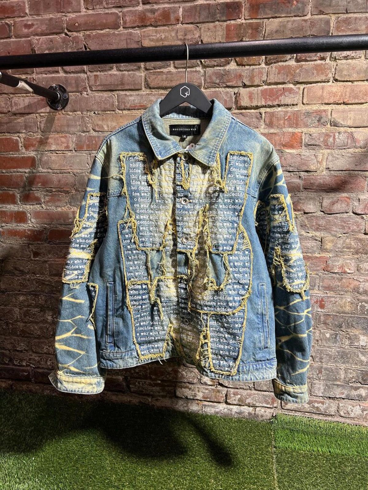 Who Decides War Who Decides War Overlay Denim Jacket Sz. XL Size US XL / EU 56 / 4 - 1 Thumbnail