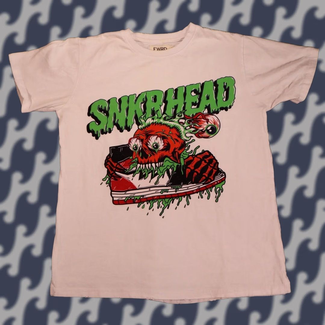 Denim & Co. FWRD Denim Co. Shirt Men Medium white skate "Sneaker Head" Size US M / EU 48-50 / 2 - 1 Thumbnail