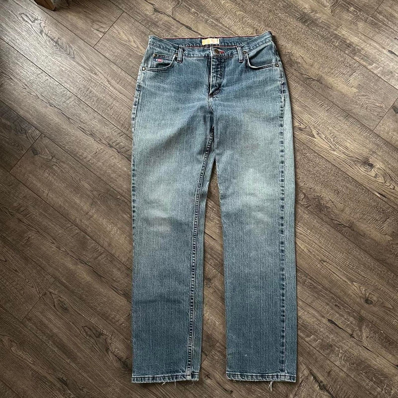 Vintage × Wrangler Vintage Basic Wrangler 20x Worn Denim Blue Jean Pants Size US 30 / EU 46 - 5 Thumbnail