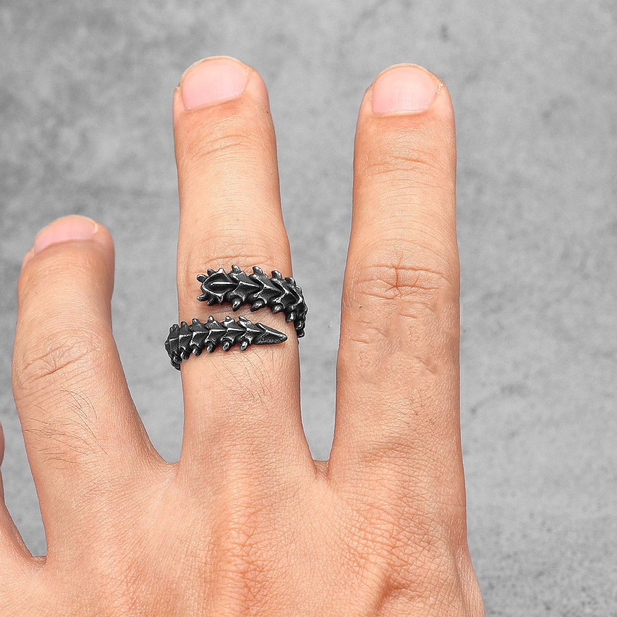 Jewelry Dragon Back Spine Ring Size ONE SIZE - 3 Thumbnail