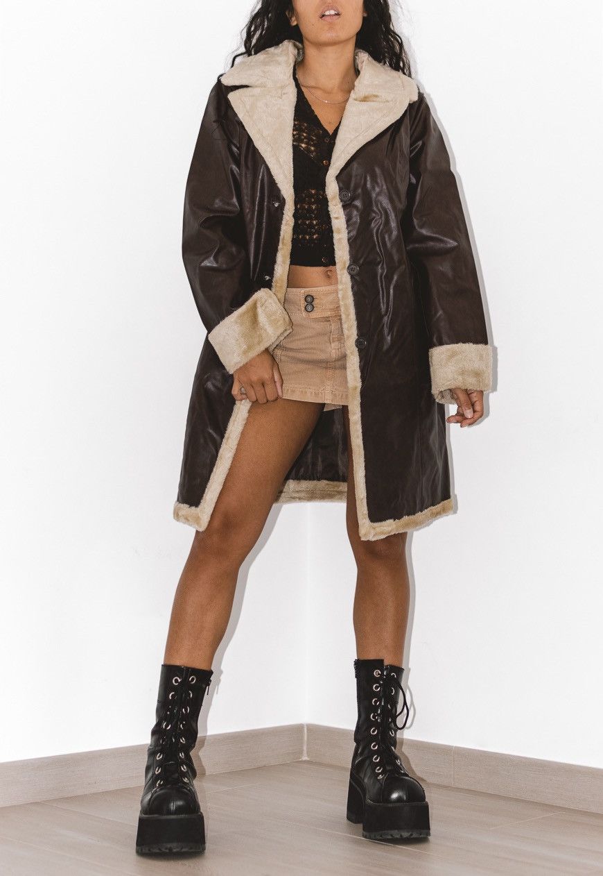 Vintage Faux Leather Penny Lane Jacket