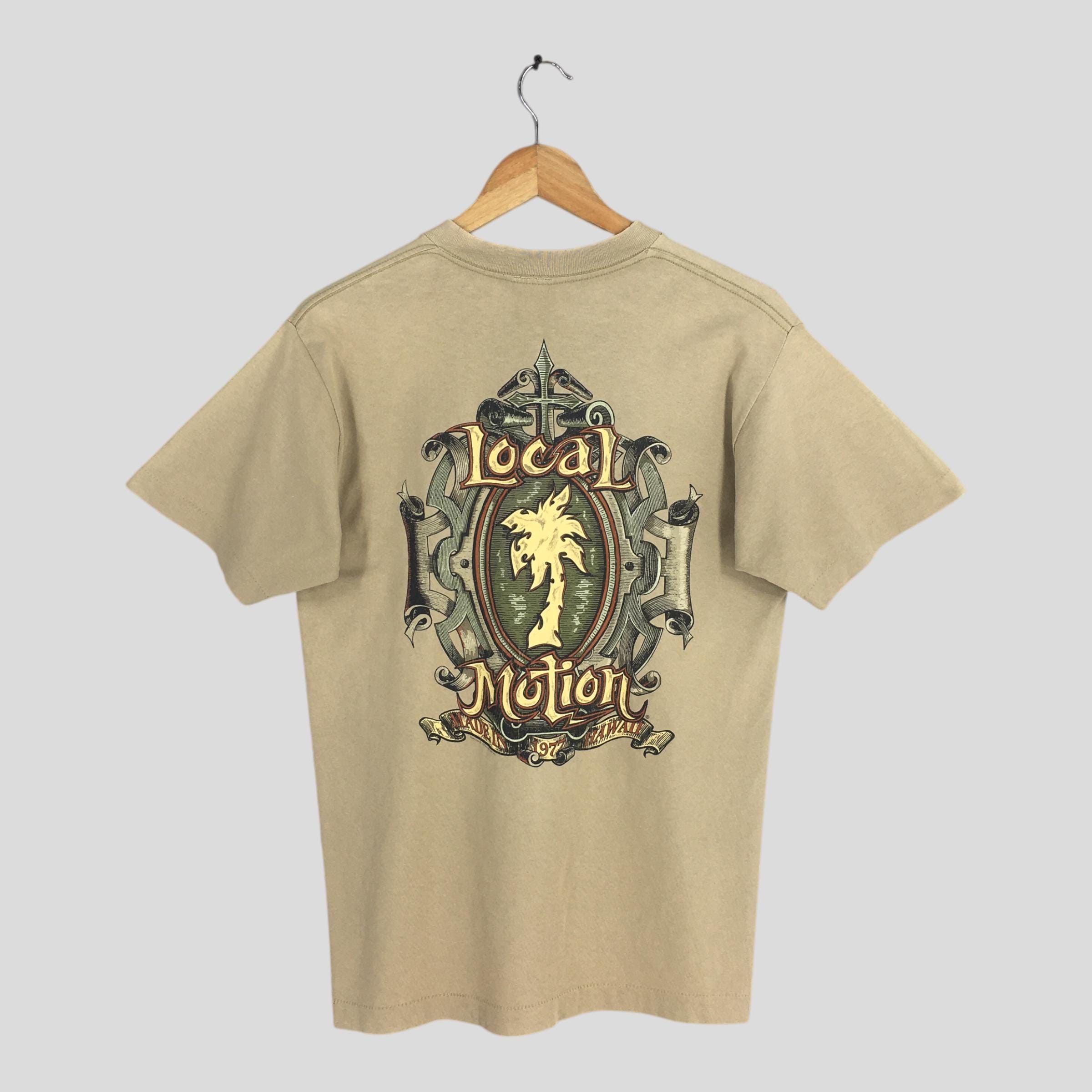 Other Vintage 90s Local Motion Hawaii Surf Brown T shirt Medium Size US M / EU 48-50 / 2 - 1 Thumbnail
