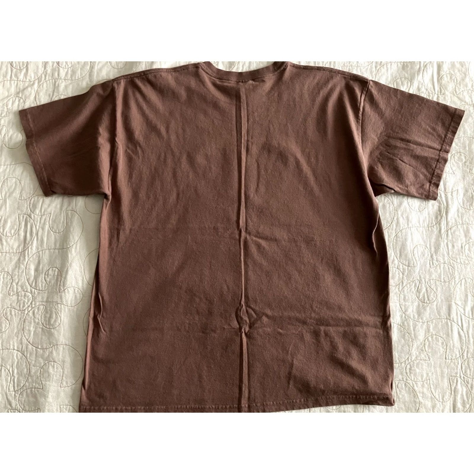 Gildan VINTAGE DARE Take Charge Brown Short Sleeve T-Shirt XL Men crew neck Cotton Graphic Print 90s 00s Size US XL / EU 56 / 4 - 5 Thumbnail