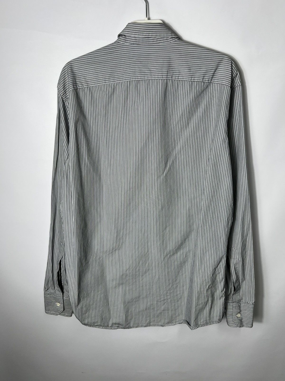 Vintage luxury Gucci Striped Button Up Shirt Size 42/16.5