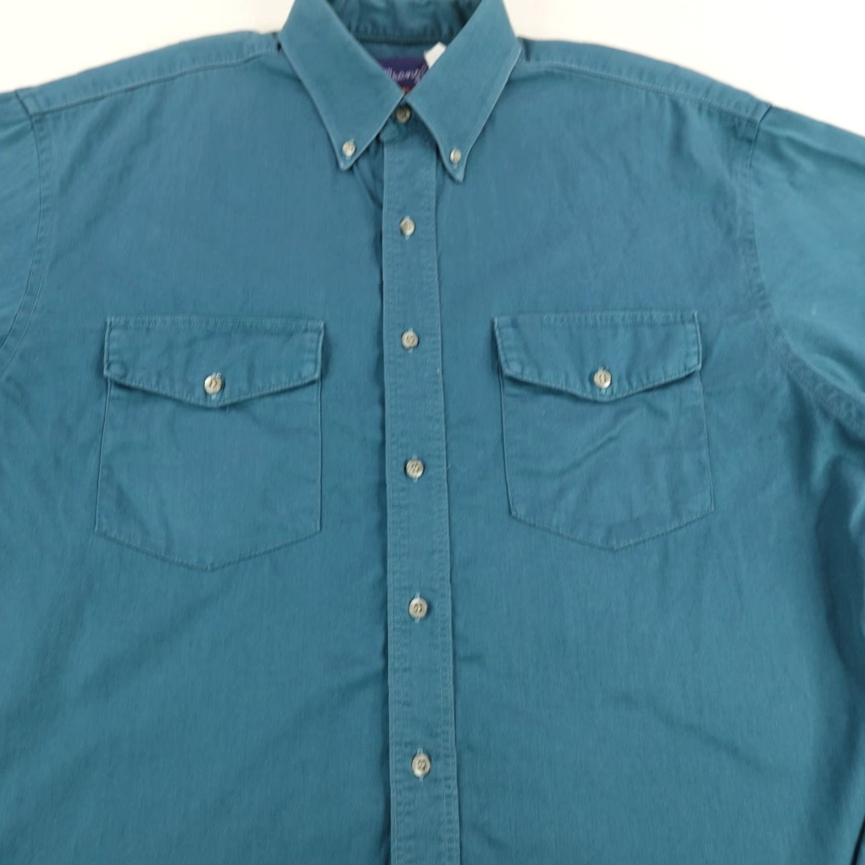 Wrangler Vintage Wrangler Shirt Mens XL Blue Western Button Up X Long Tails Rodeo 90s Size US XL / EU 56 / 4 - 3 Thumbnail