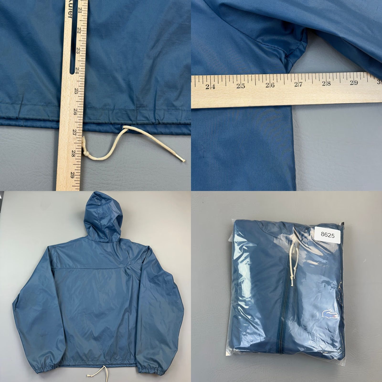 Izod VINTAGE Izod Lacoste Jacket Mens XL 1/4 Zip Hooded Lightweight Windbreaker 80s Size US XL / EU 56 / 4 - 8 Thumbnail