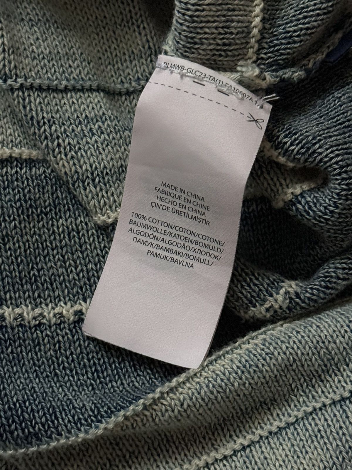Polo Ralph Lauren × Vintage Polo Ralph Lauren L striped knitwear cape sweater poncho Size L / US 10 / IT 46 - 11 Thumbnail