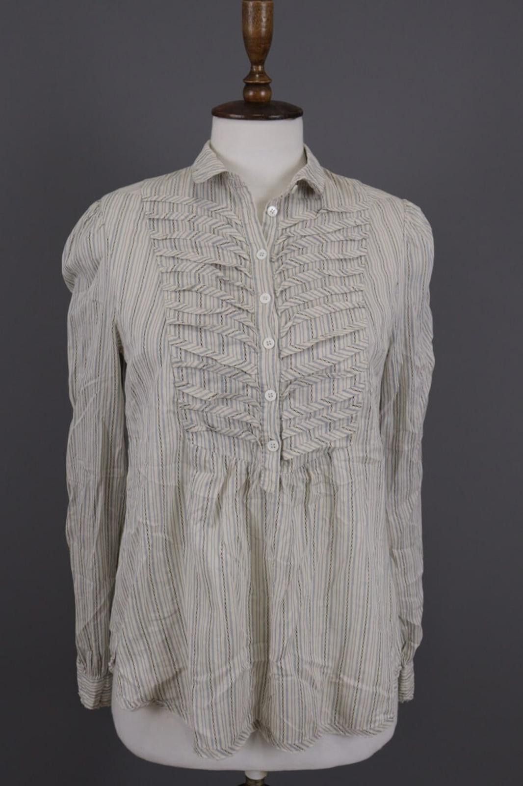 Zadig & Voltaire Zadig & Voltaire Toula Multicolor Striped Shirt Size XS Size XS / US 0-2 / IT 36-38 - 1 Thumbnail