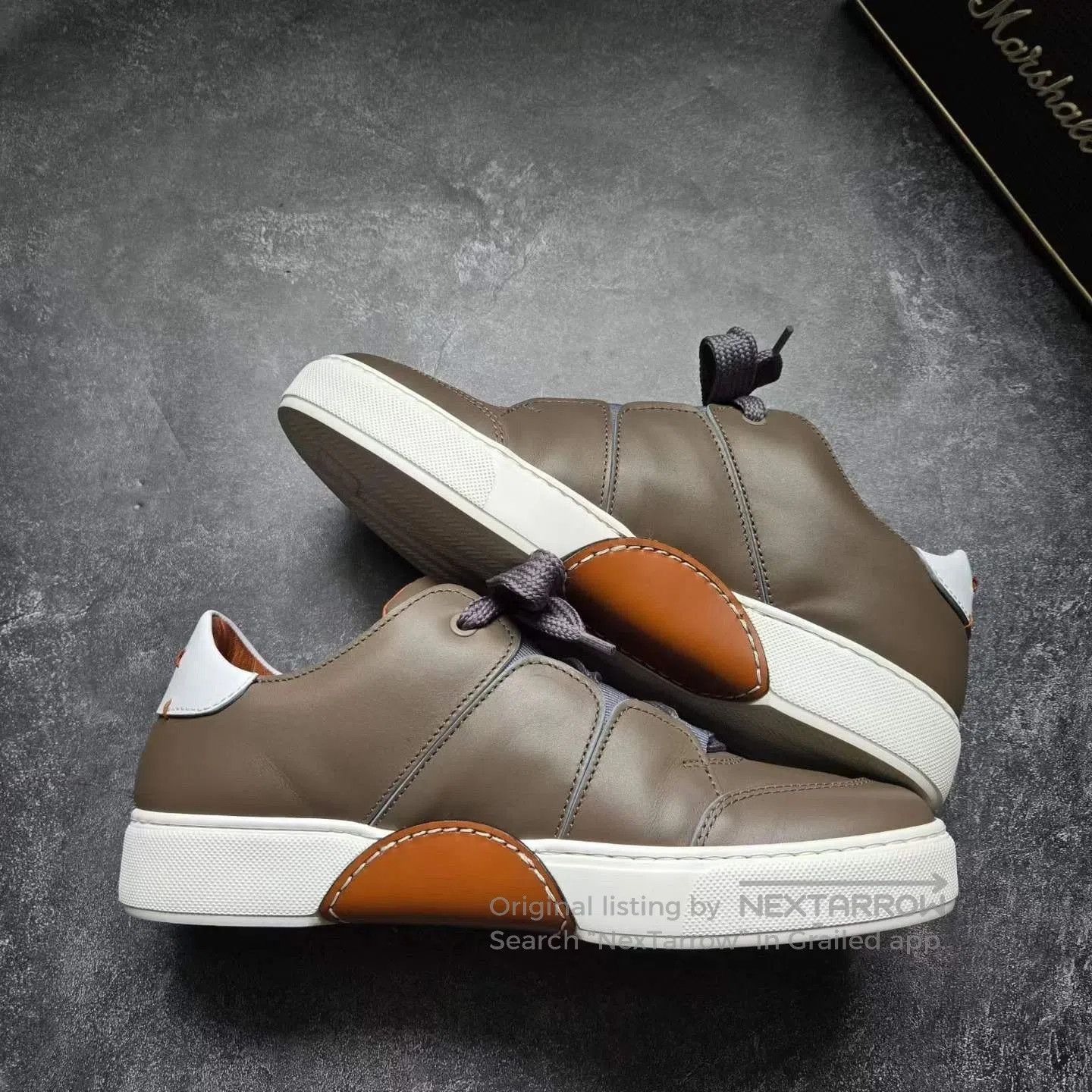 Ermenegildo Zegna ZEGNA XXX Brown White Sneakers. Size US 8.5 / EU 41-42 - 9 Thumbnail