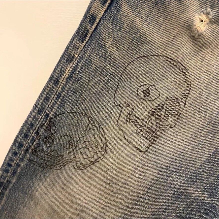Hysteric Glamour × Japanese Brand × Vintage Hysteric Glamour Vintage Faded Denim Jeans Blue size 28 Size US 28 / EU 44 - 4 Thumbnail