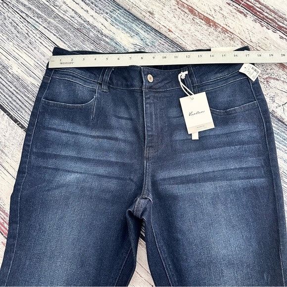 Other NWT KanCan Estilo Dark Blue Mid-Rise Skinny Jeans Size 38" / US 16 / IT 52 - 9 Thumbnail