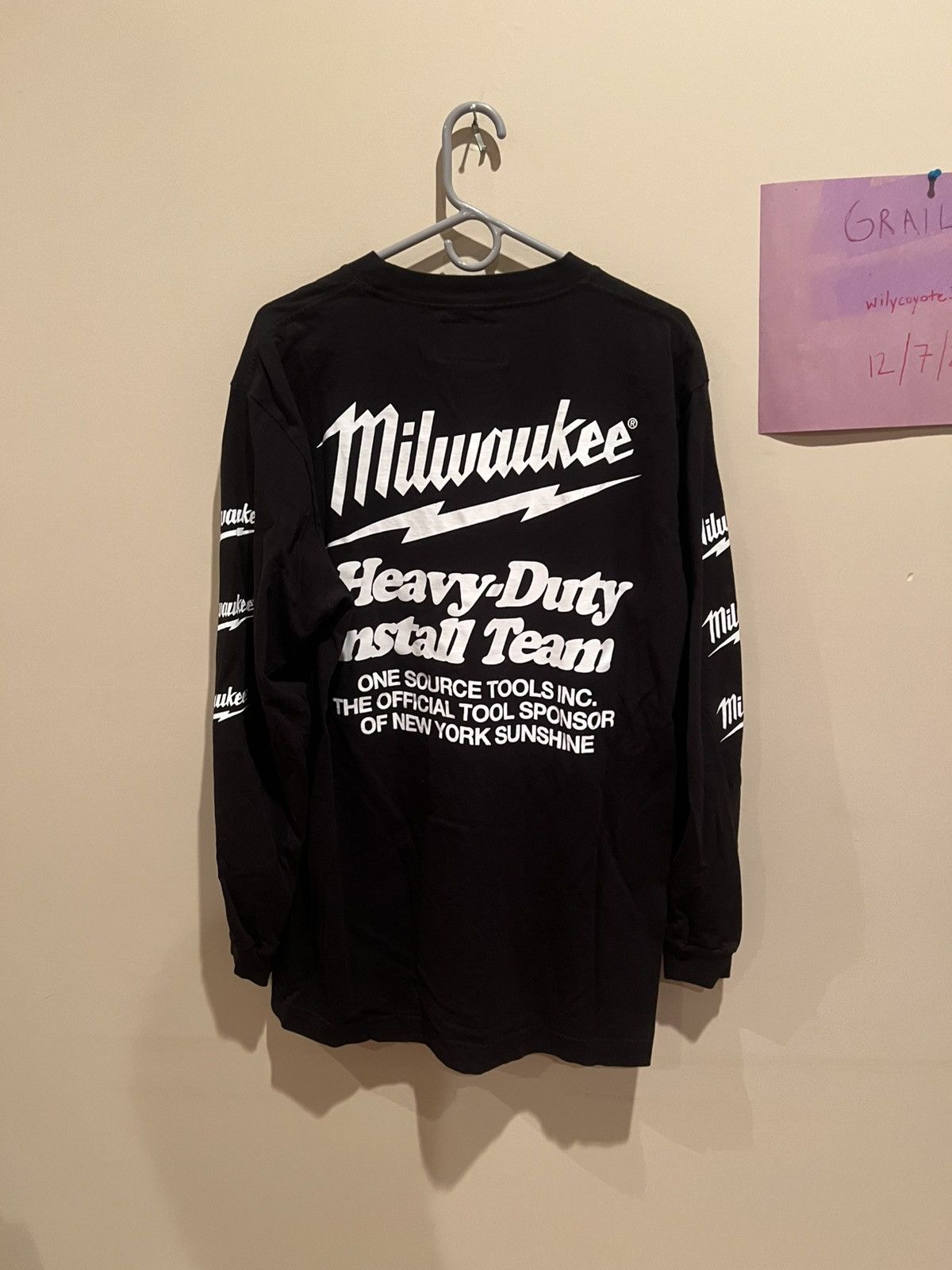 New York Sunshine New York Sunshine x Milwaukee Tools Long Sleeve T-Shirt Size US L / EU 52-54 / 3 - 2 Thumbnail