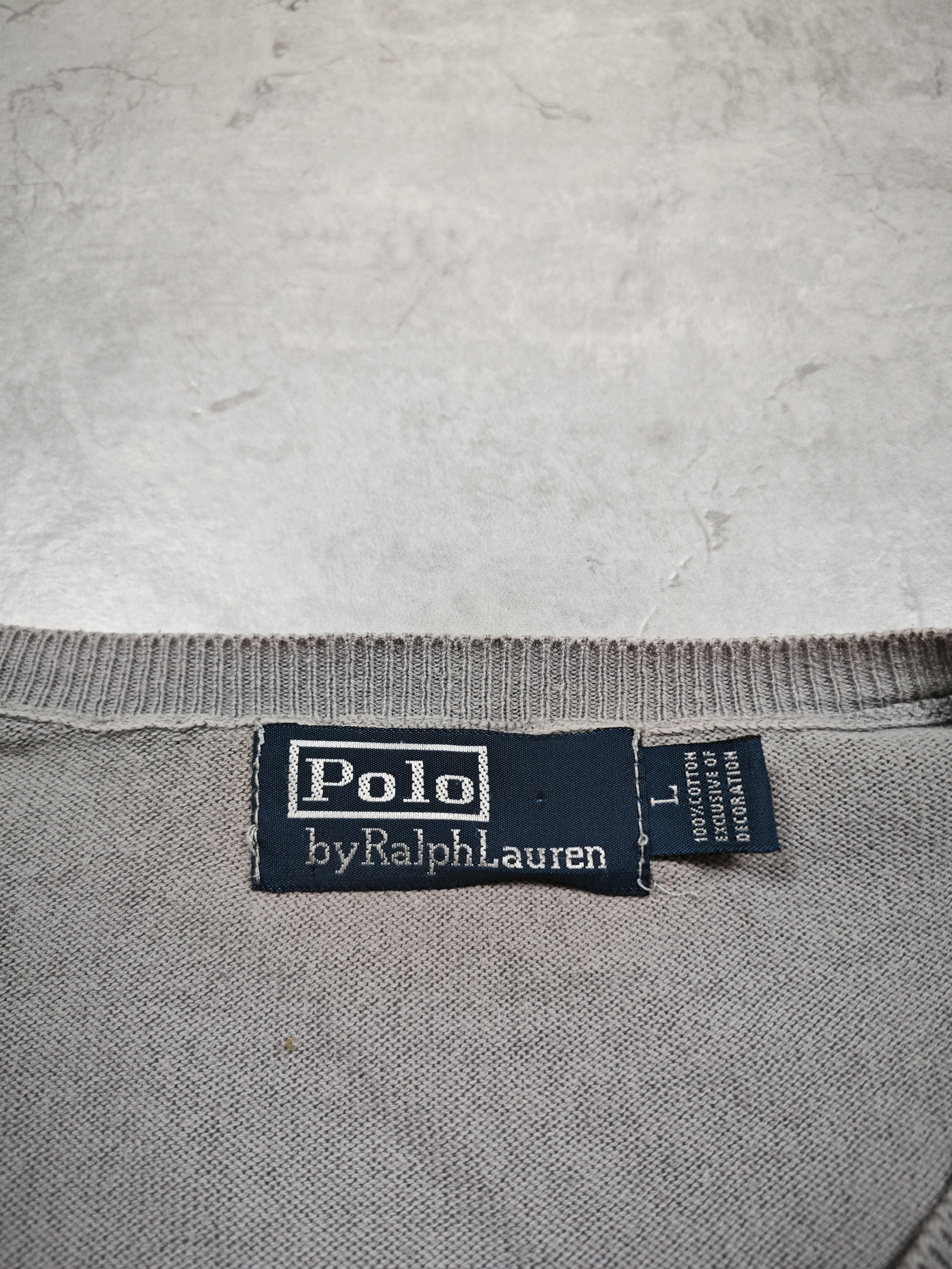 Polo Ralph Lauren Polo Ralph Lauren Vintage Sweater Size US L / EU 52-54 / 3 - 3 Thumbnail