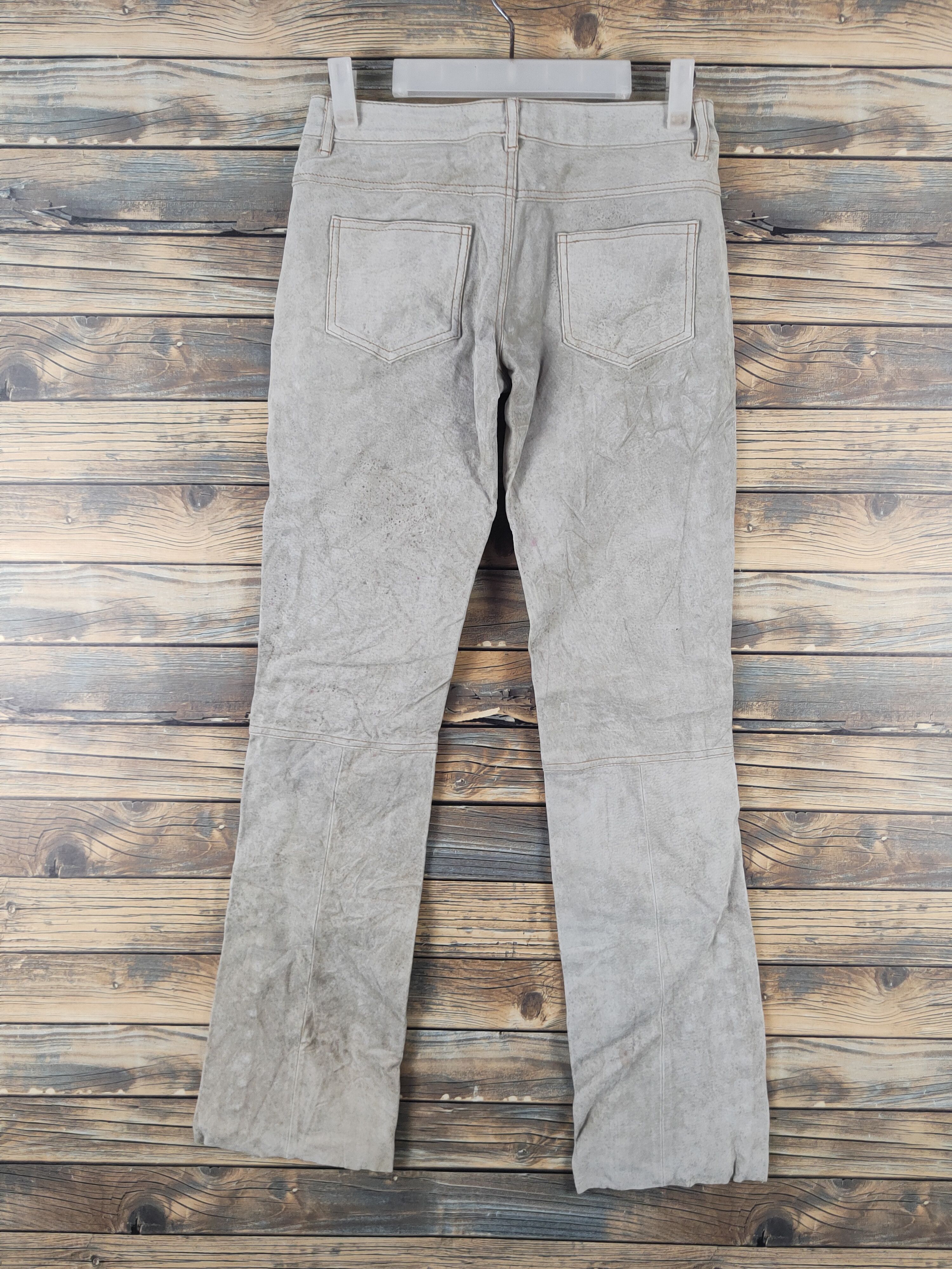 Leather DL Dollhouse Gray Multipocket Leather Pants #2670 Size 25" / US 0 / IT 36 - 7 Thumbnail