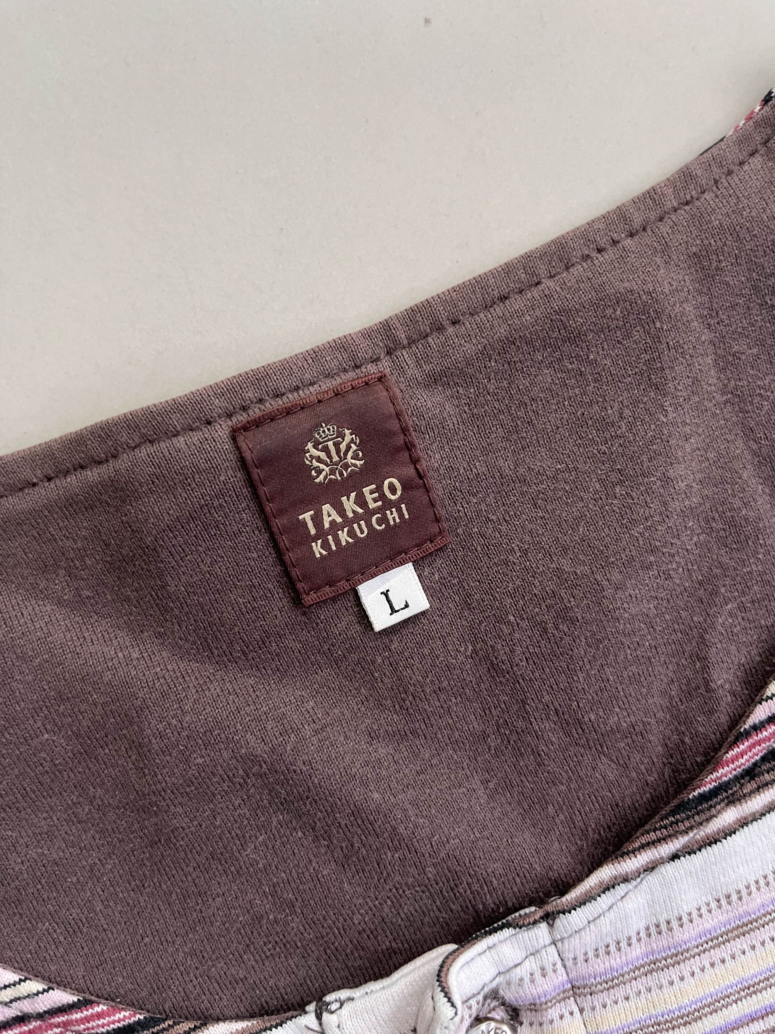 Takeo Kikuchi Gothic Japanese Y2K Takeo Kikuchi Striped Longslevee Size US S / EU 44-46 / 1 - 3 Thumbnail