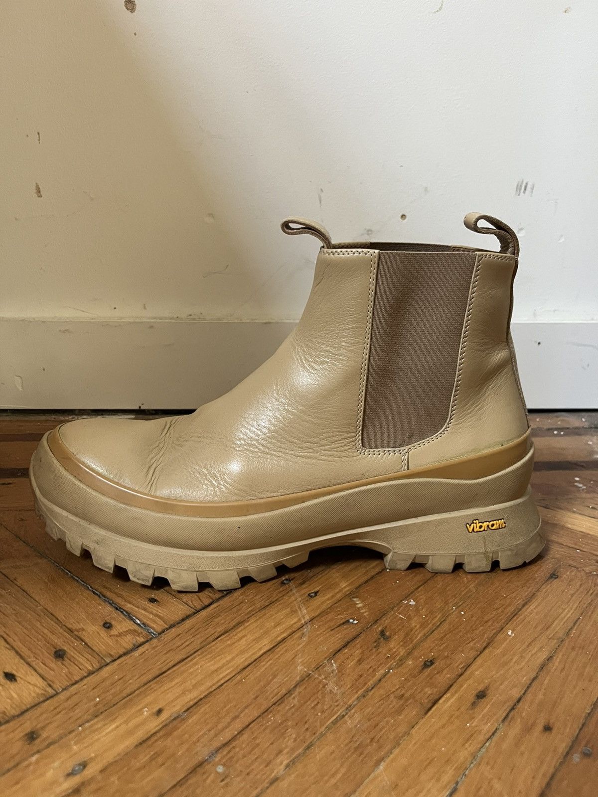 Jil Sander Jil Sander Vibram Tan/Beige/Cream Chelsea Boot Size US 11 / EU 44 - 5 Thumbnail