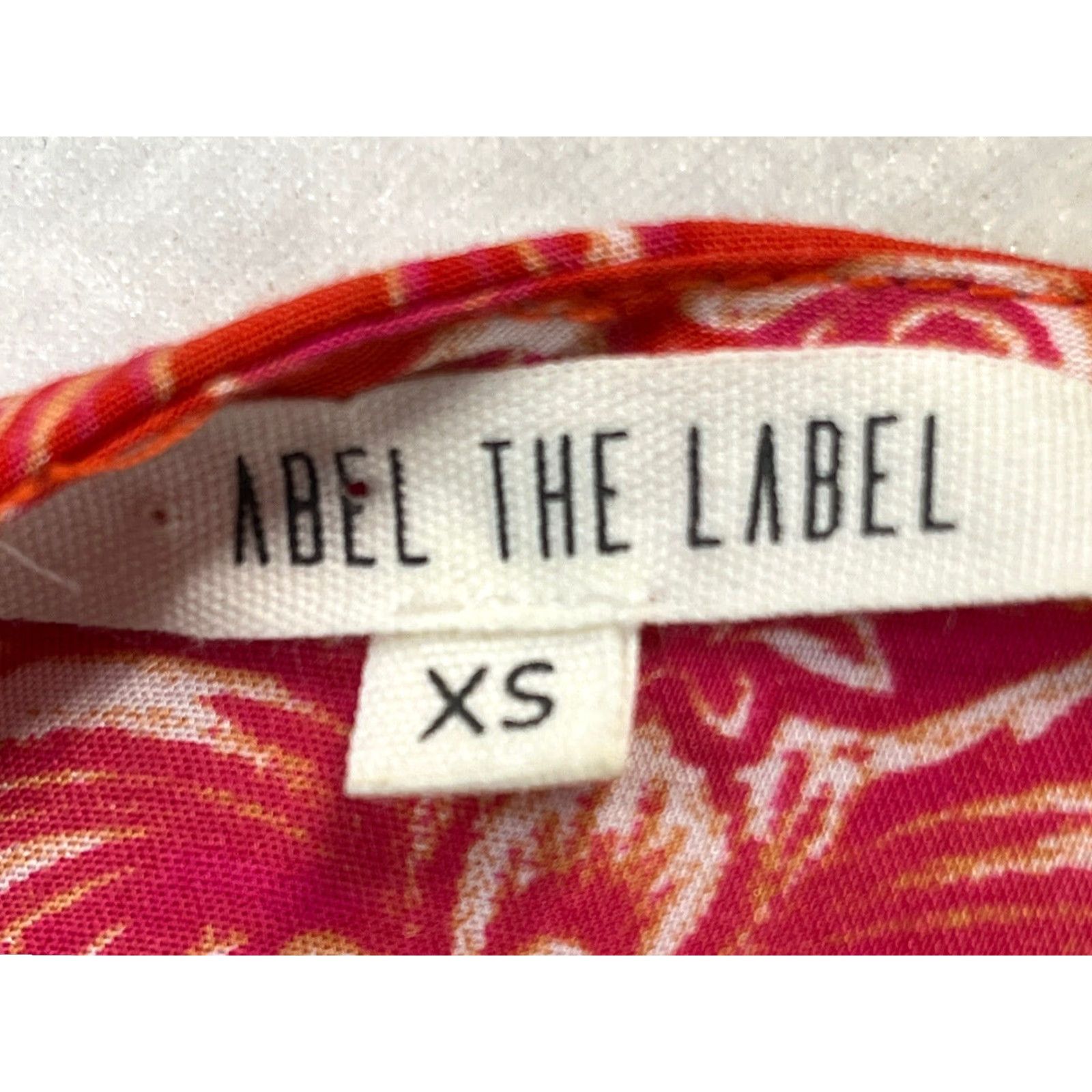 Vintage VINTAGE? No, but style: Abel The Label Maxi Dress Boho Hi Lo Floral V-Neck Short Sleeve Orange XS Women’s Regular Spring Summer Bohemian Dress Women Size XS / US 0-2 / IT 36-38 - 6 Thumbnail