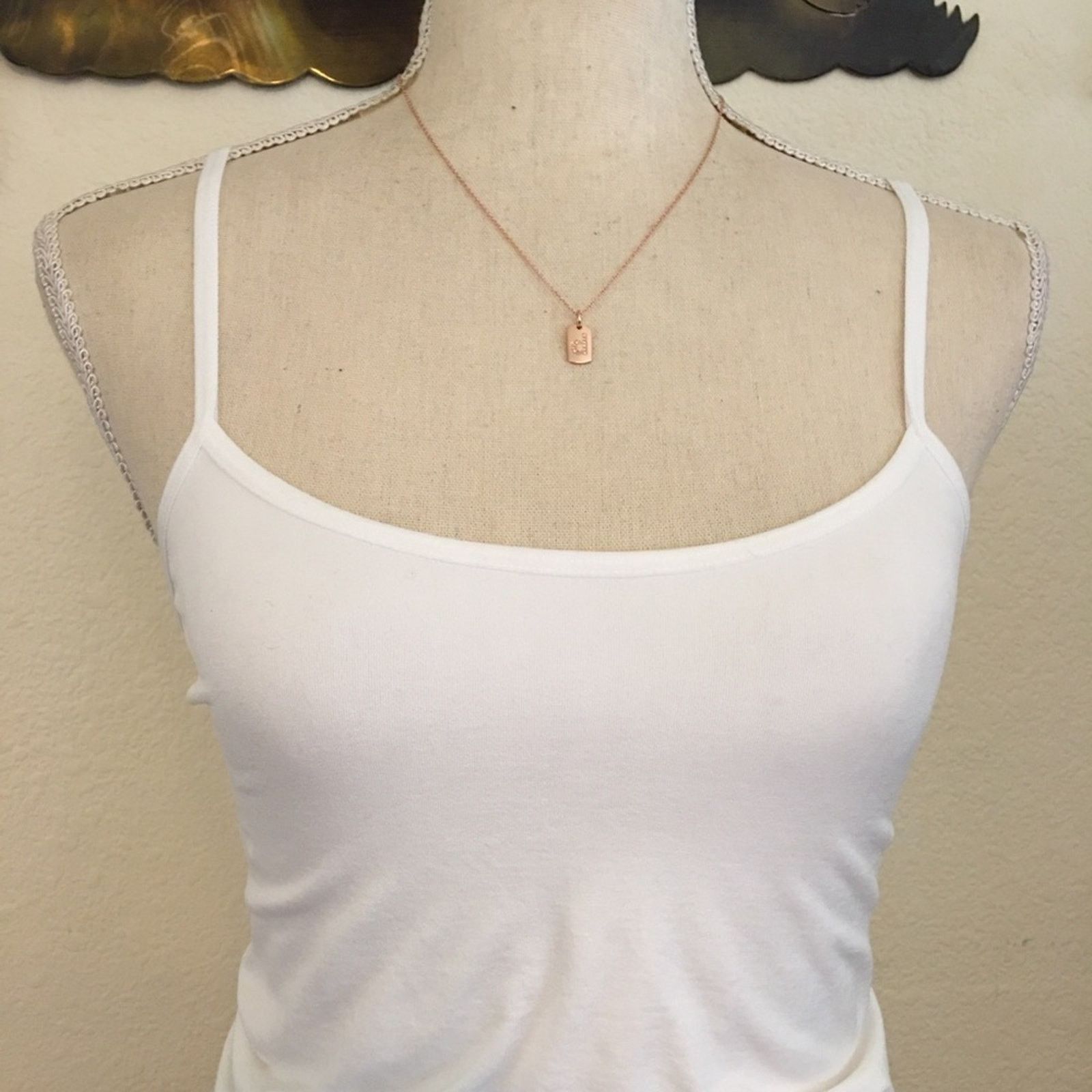 Jewelry LA Gem sterling “d” monogram dog tag necklace Size ONE SIZE - 3 Thumbnail